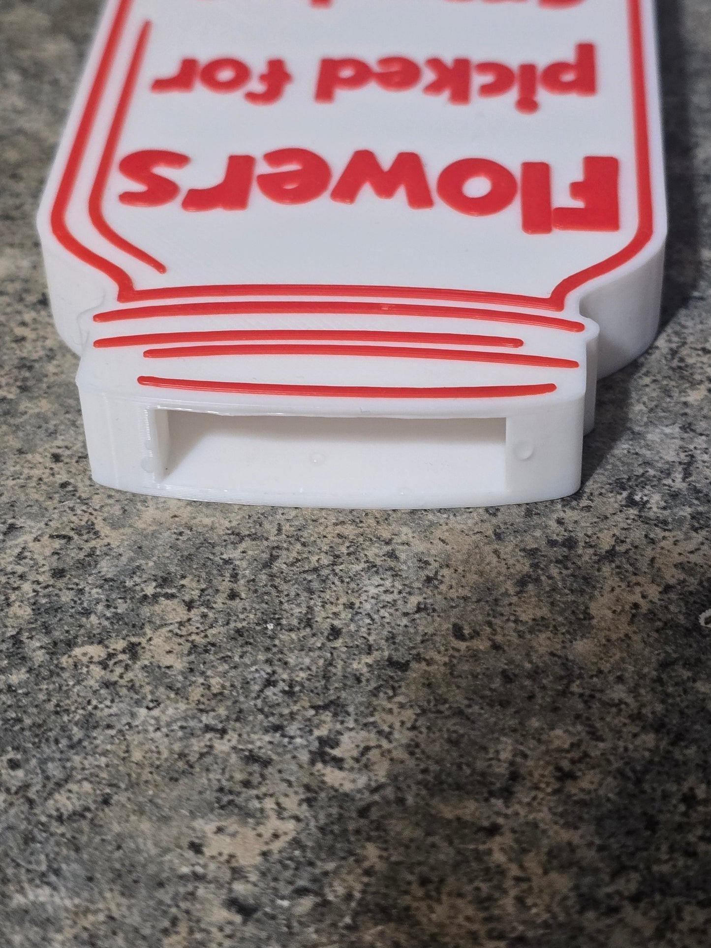 3D printed Flowers picked for Mason jar magnet flower holders personalized