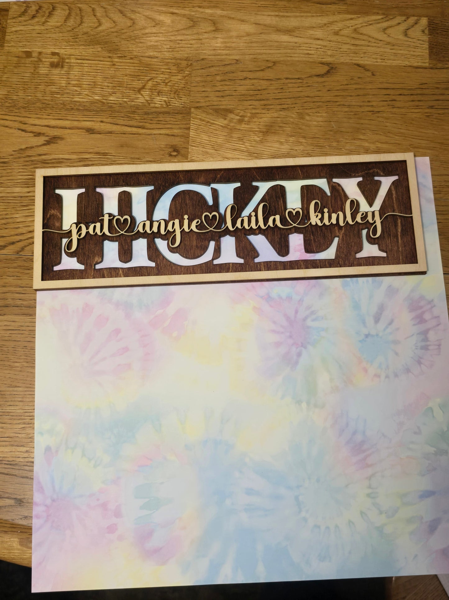 Mothers Day Sign Family personalized