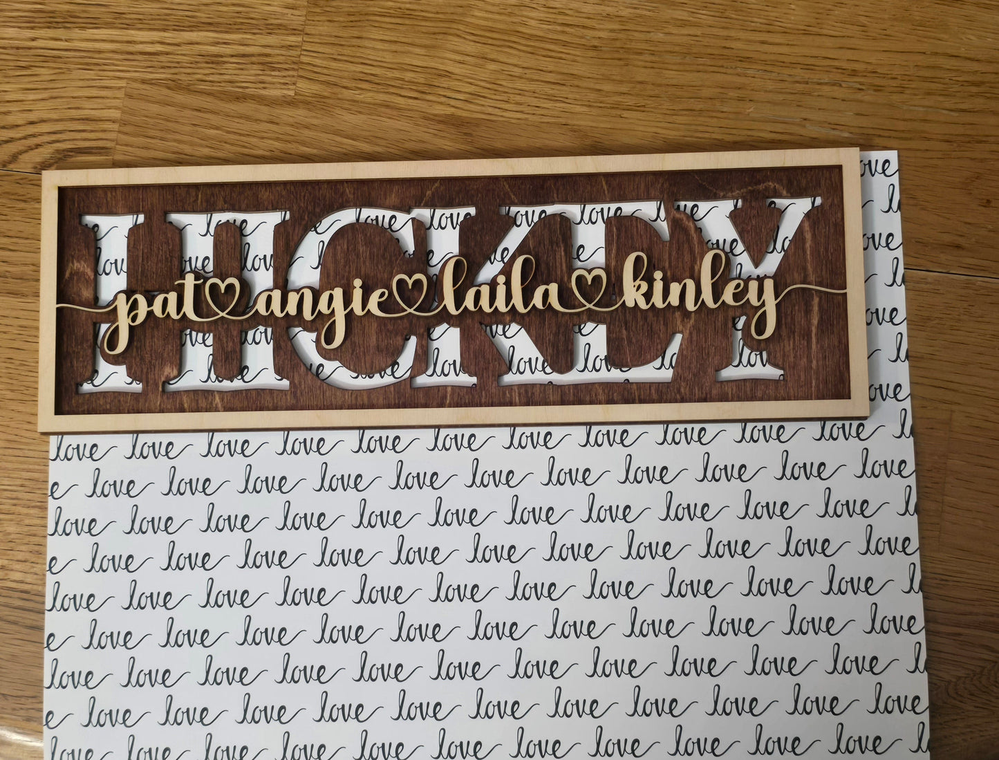Mothers Day Sign Family personalized