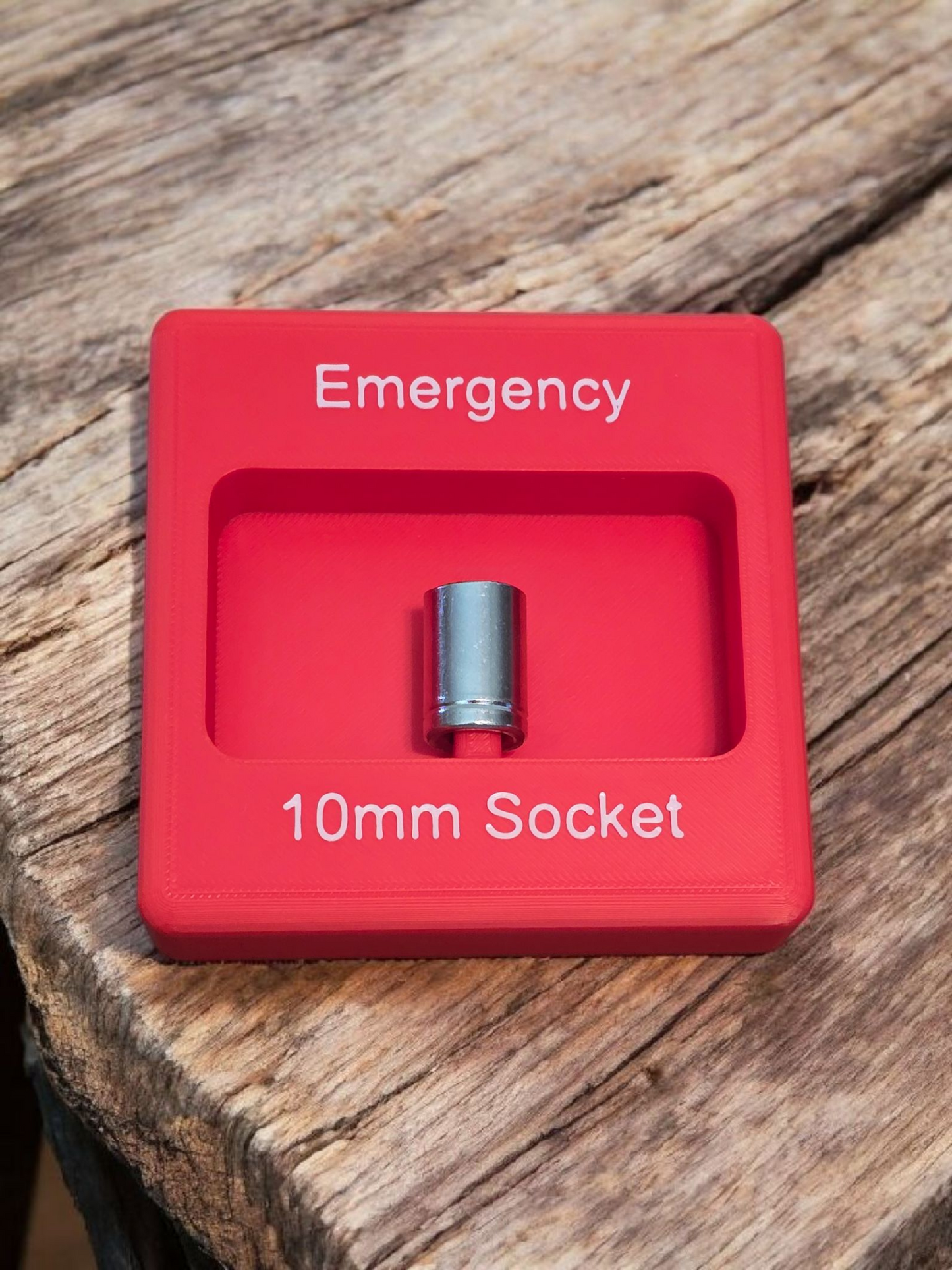 3D printed Emergency 10mm socket toolbox magnet