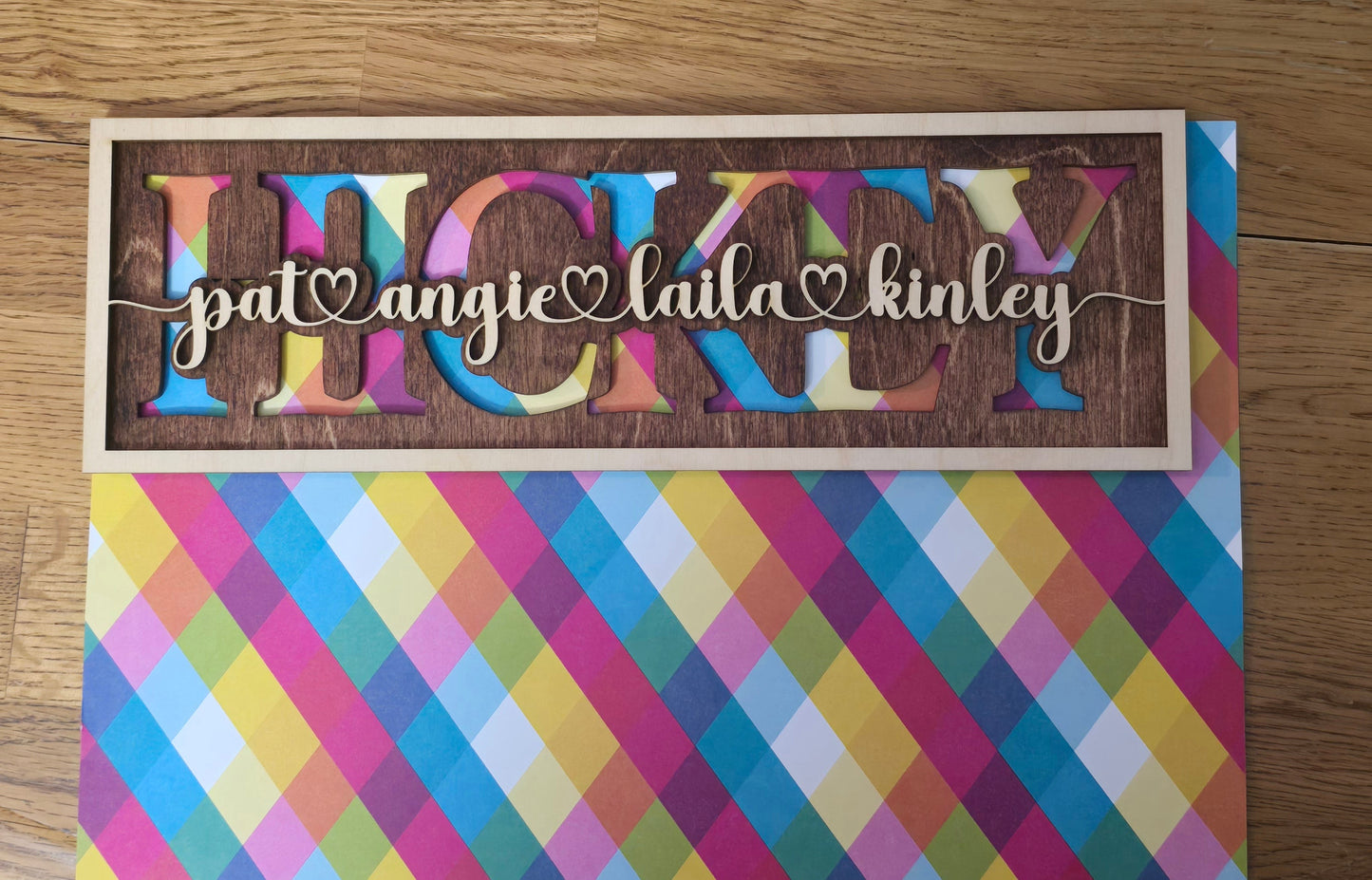 Mothers Day Sign Family personalized