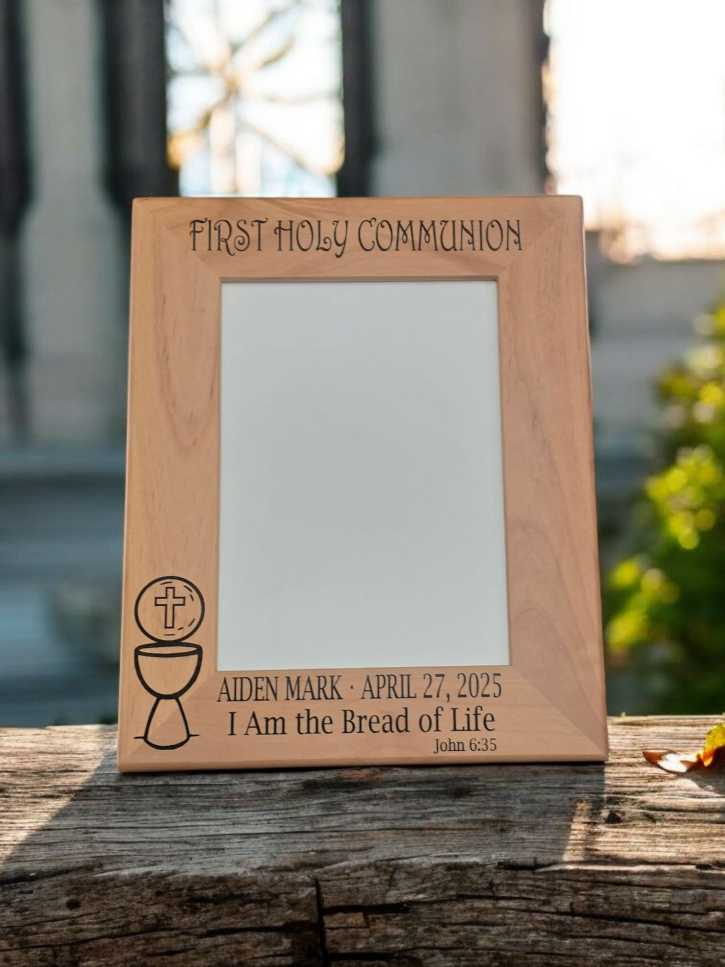Picture Frame 5x7 personalized First Holy Communion