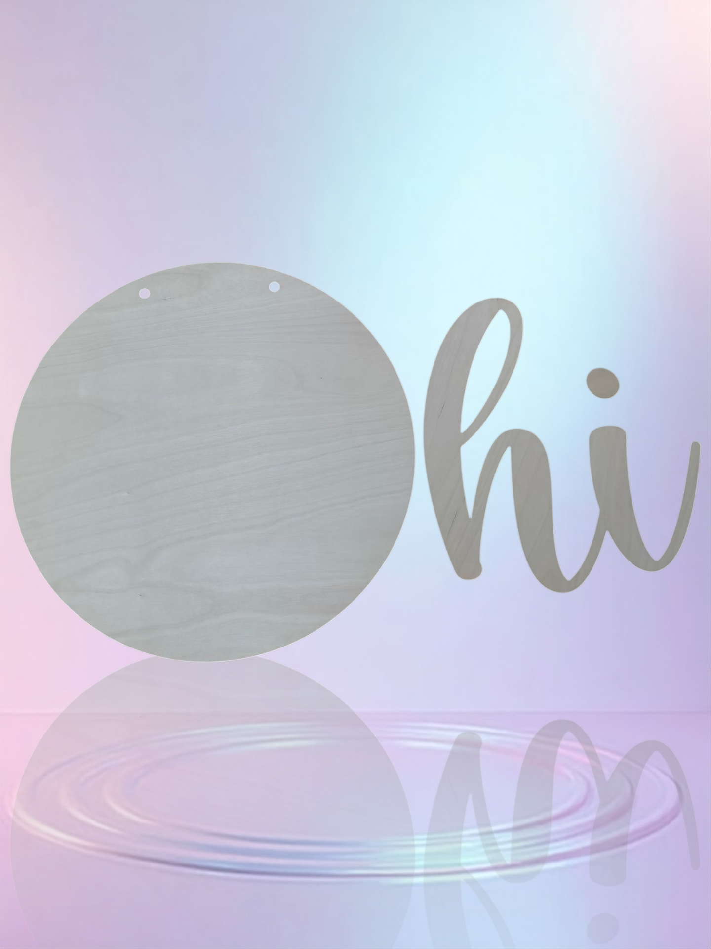 hi sign 15" DIY