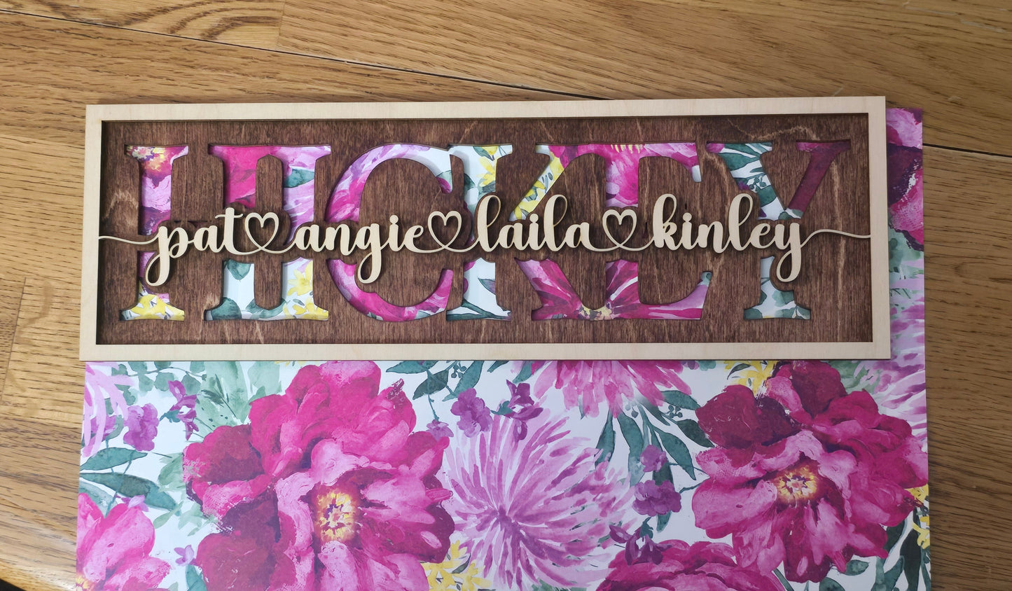 Mothers Day Sign Family personalized