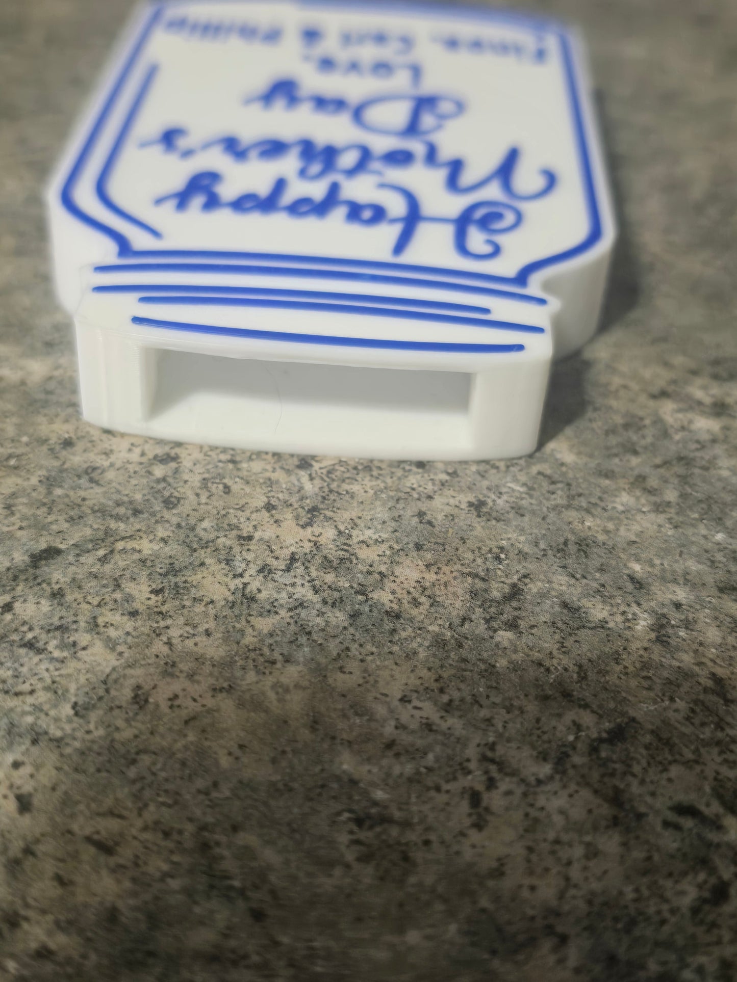 3D printed Happy Mother's Day Mason jar magnet flower holder personalized