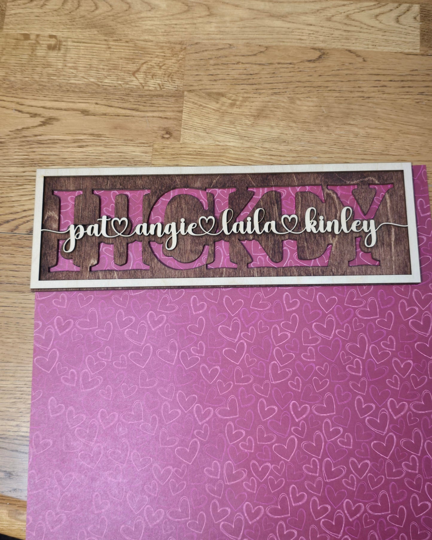 Mothers Day Sign Family personalized