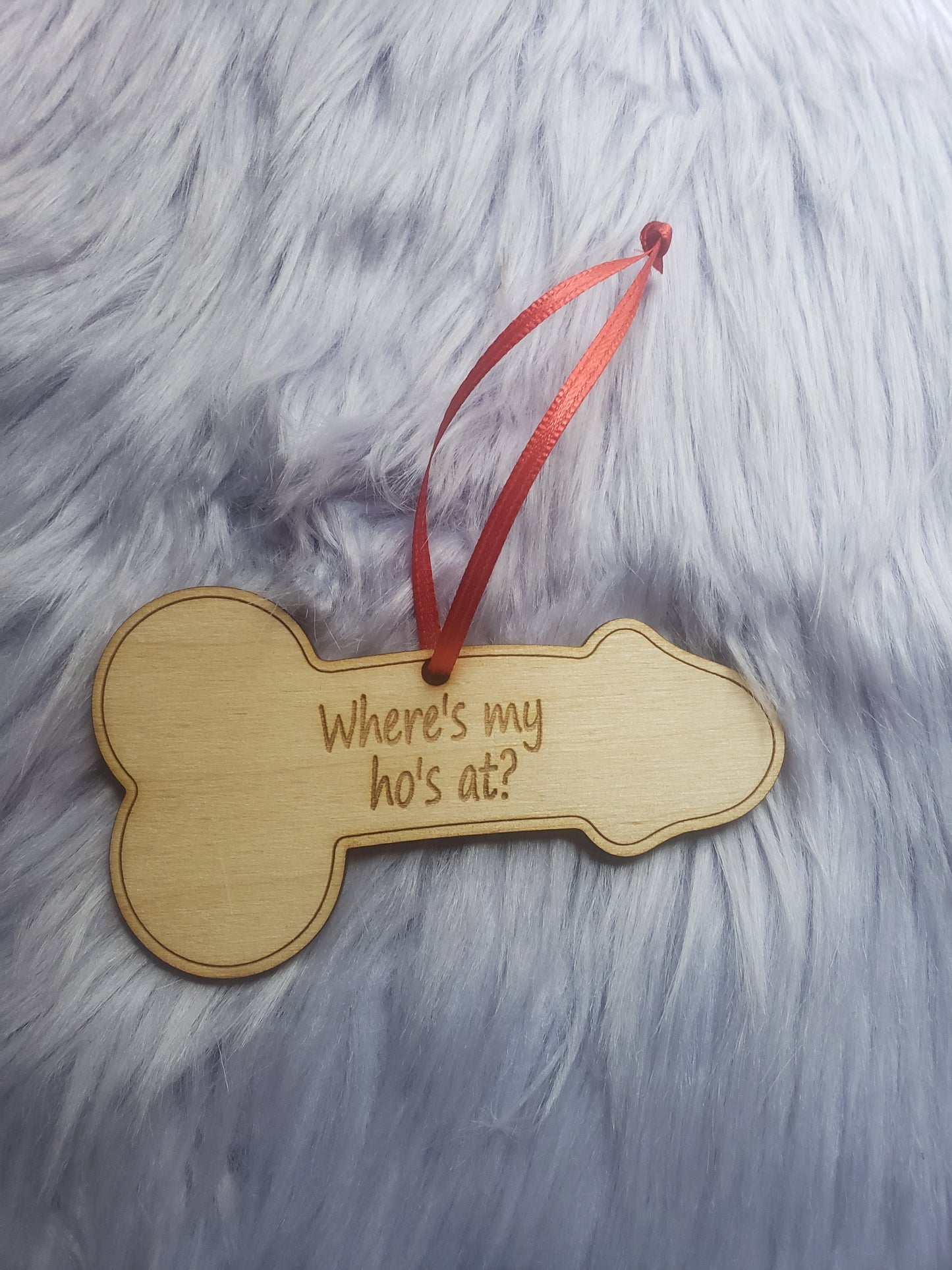 Funny Wiener ( Pee Pee) penis Christmas Ornaments