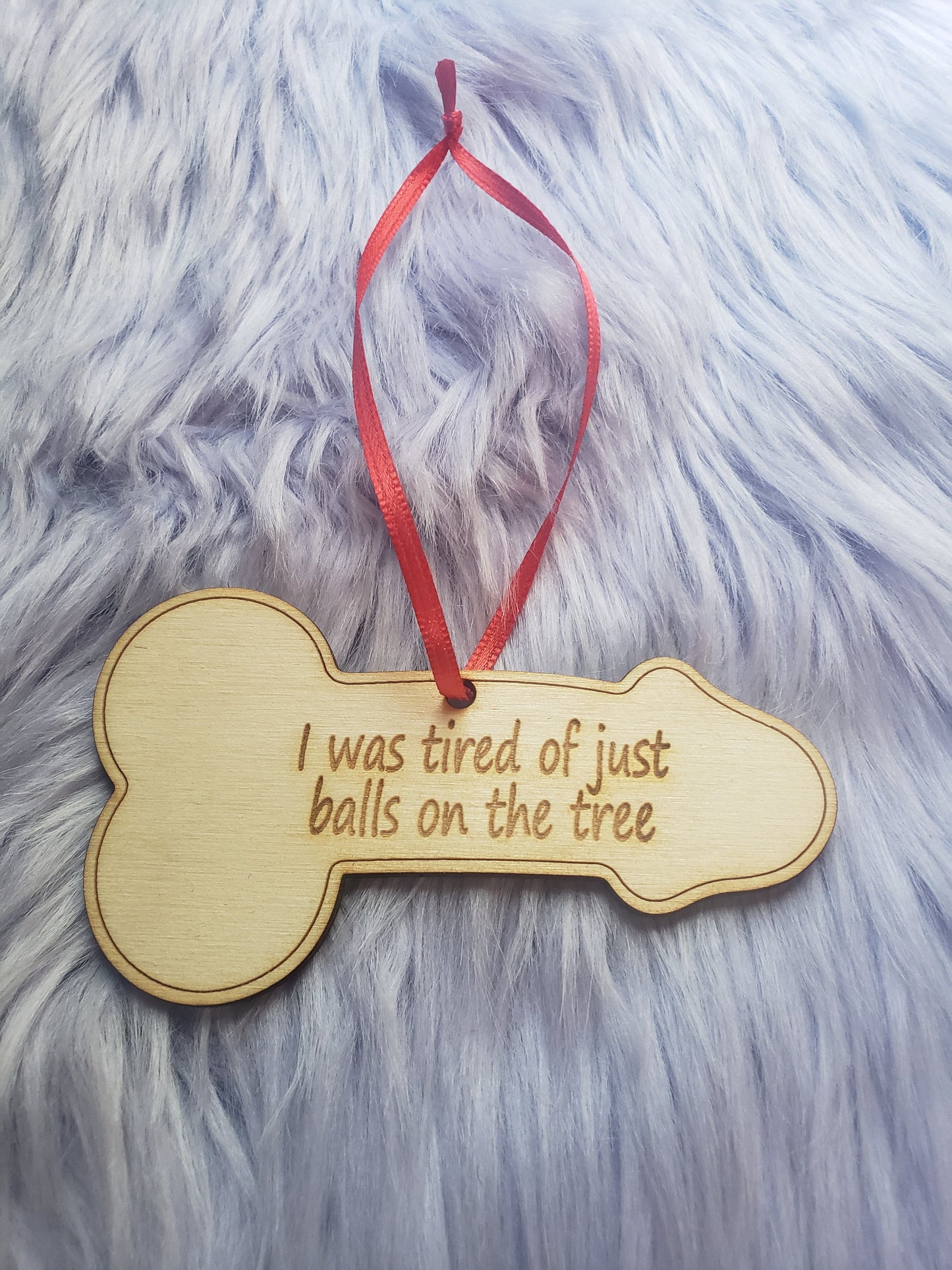 Funny Wiener ( Pee Pee) penis Christmas Ornaments