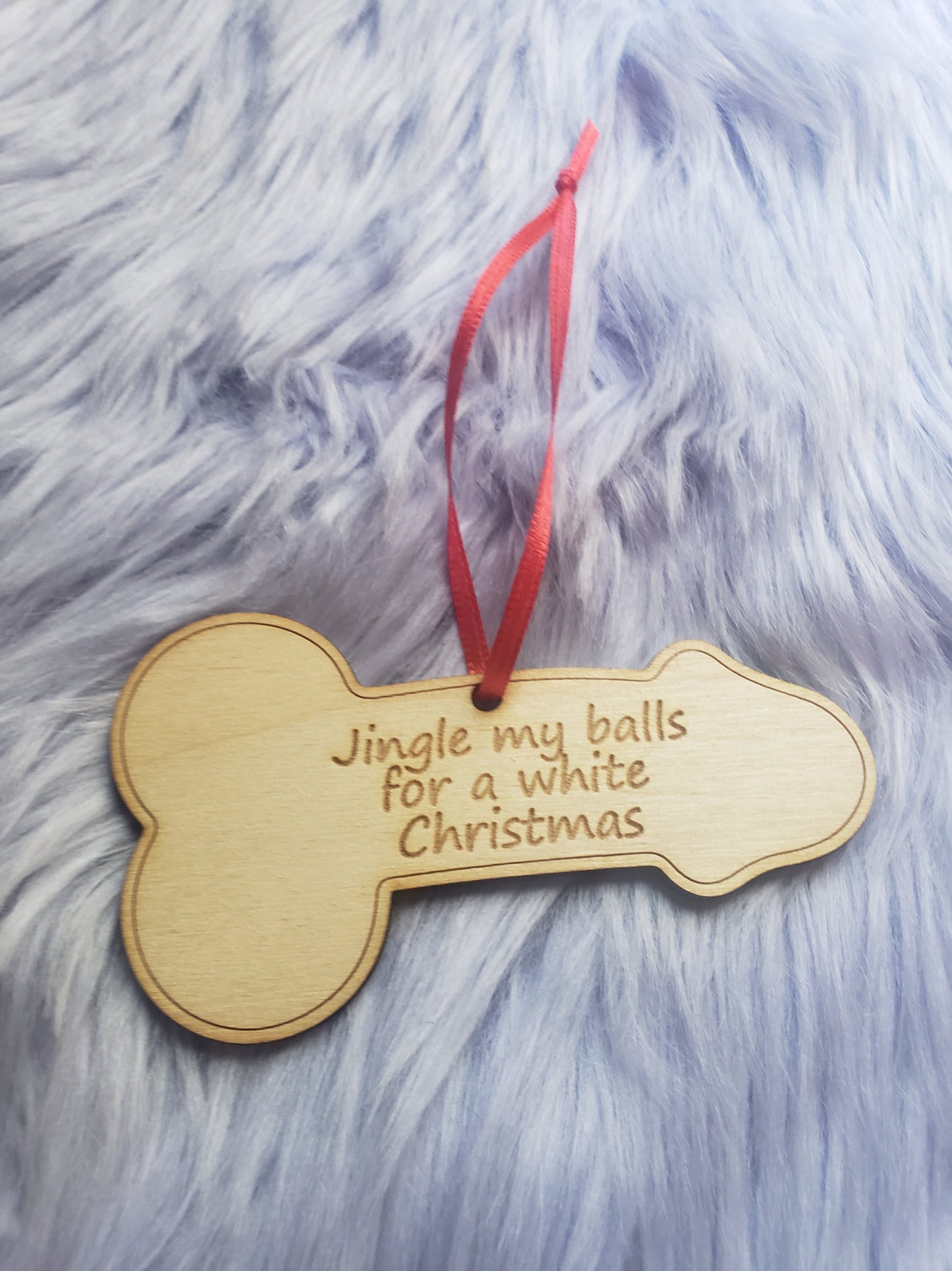 Funny Wiener ( Pee Pee) penis Christmas Ornaments