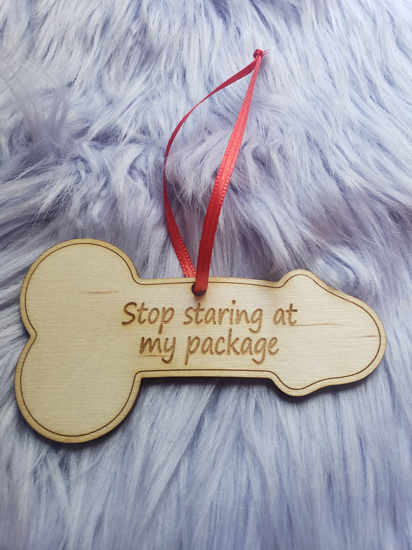 Funny Wiener ( Pee Pee) penis Christmas Ornaments