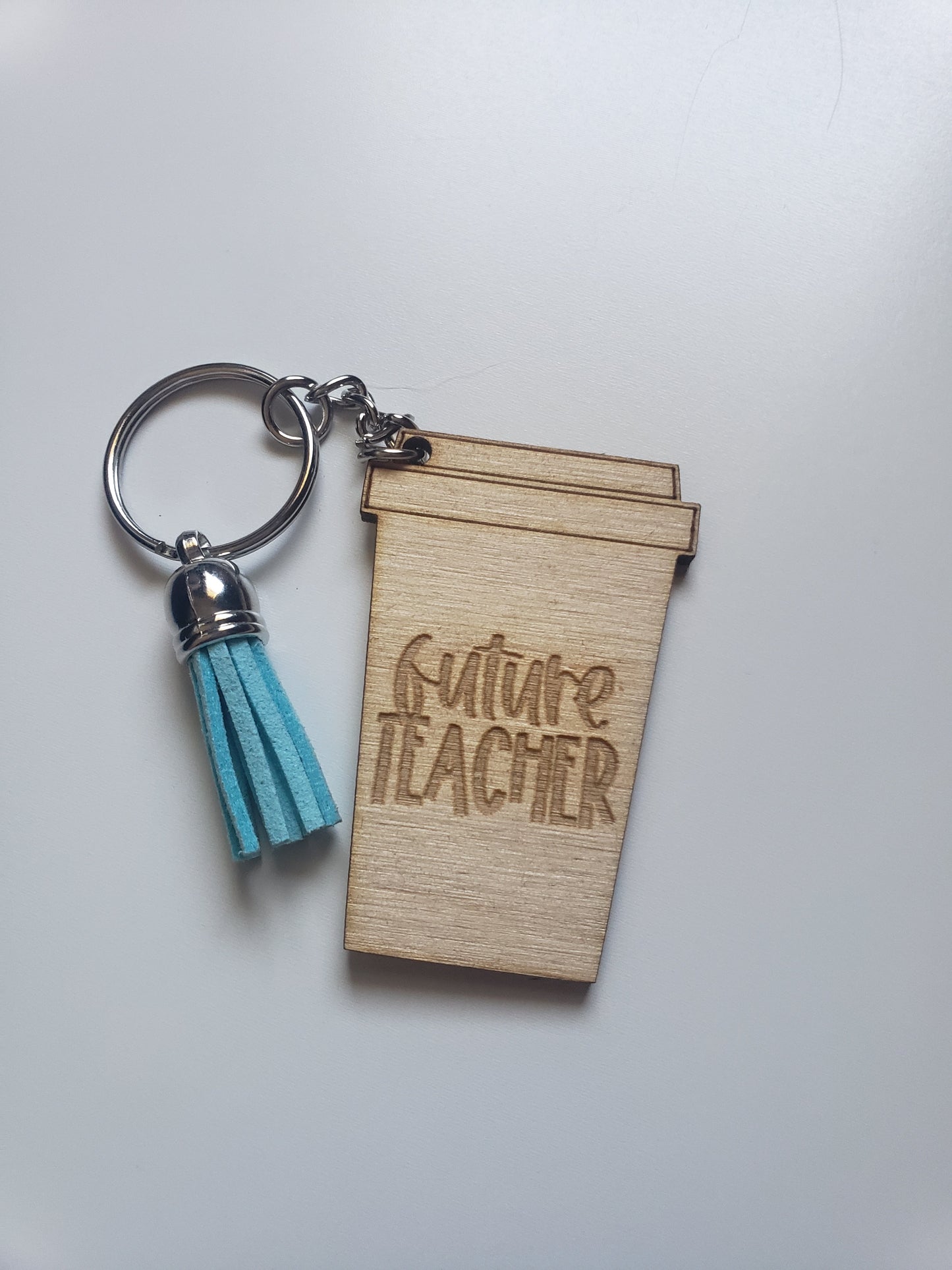 Teacher Coffee Cup Keychains