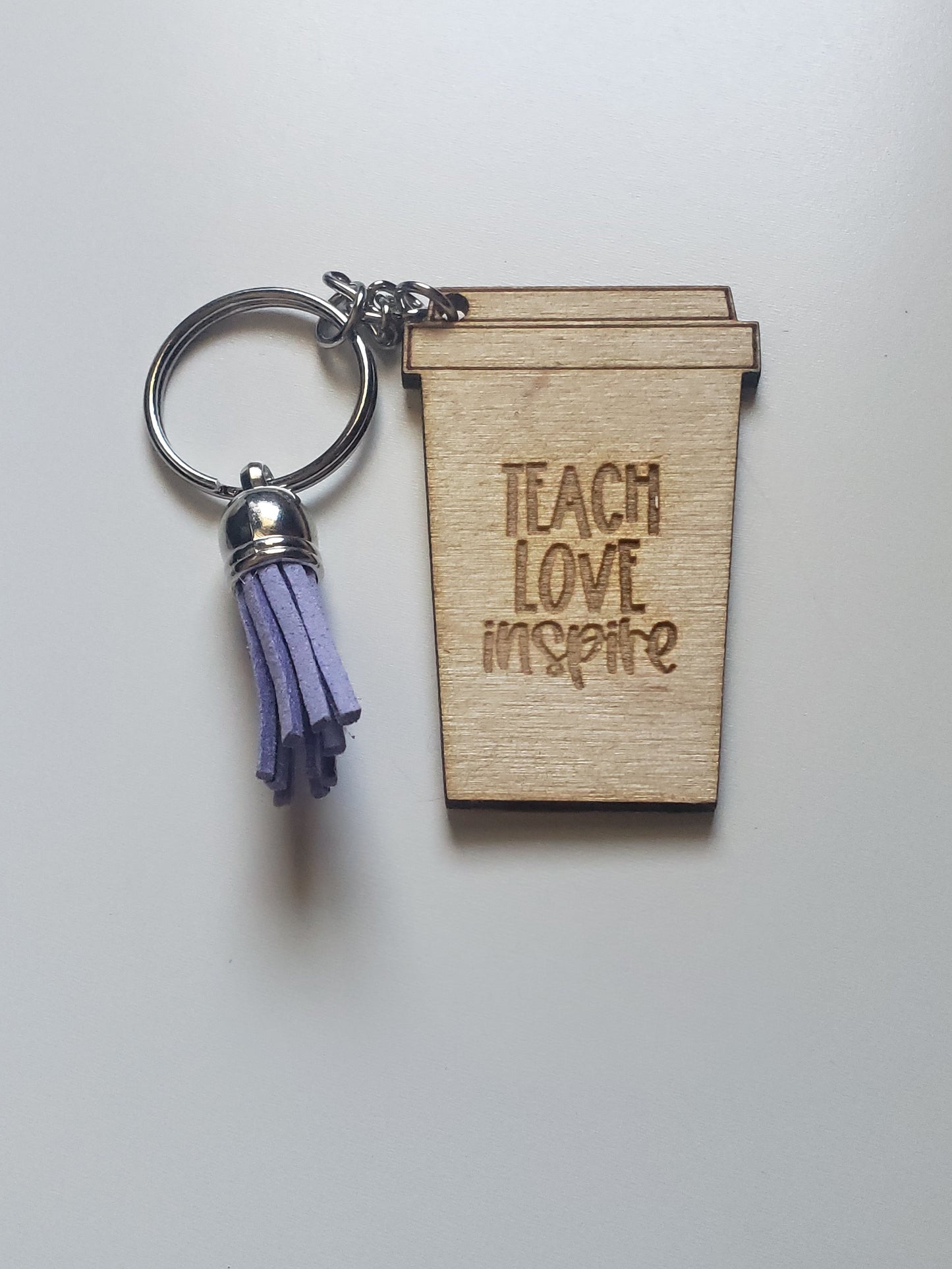 Teacher Coffee Cup Keychains