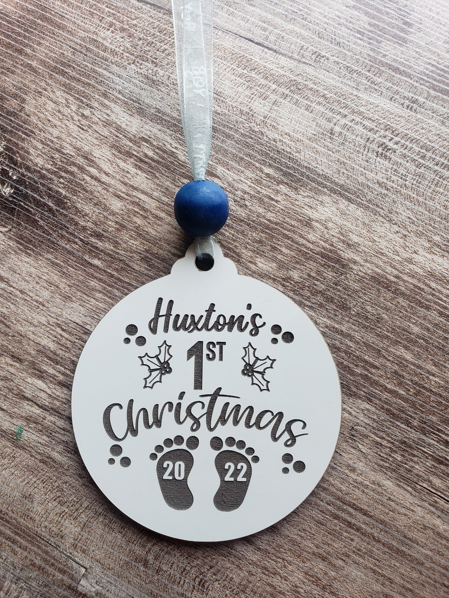 Baby's 1st Christmas Ornament Personalized