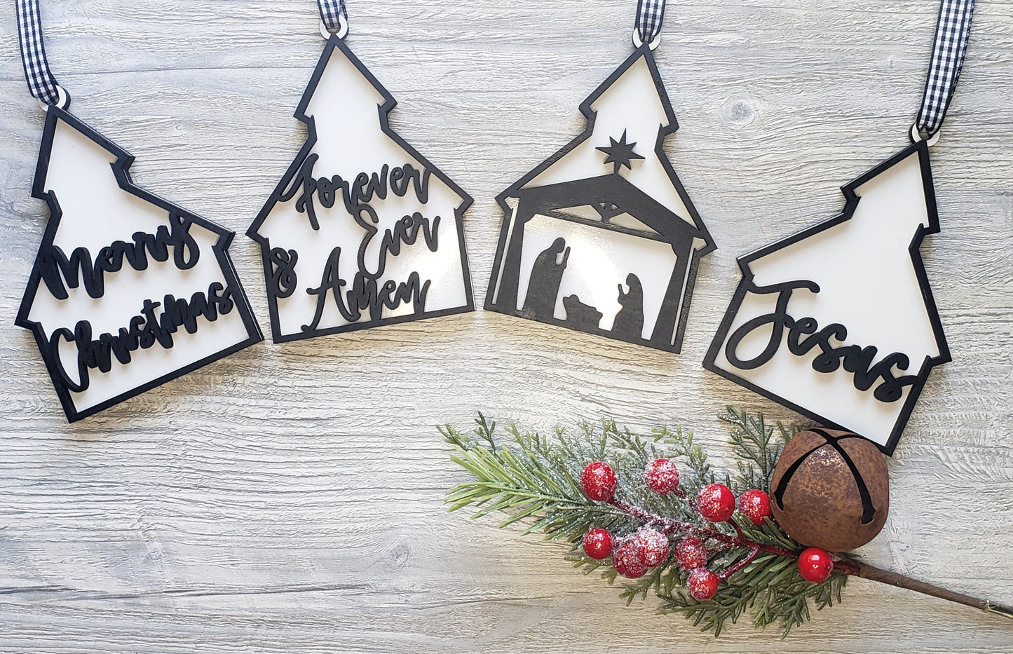 Religious Christmas Ornament church