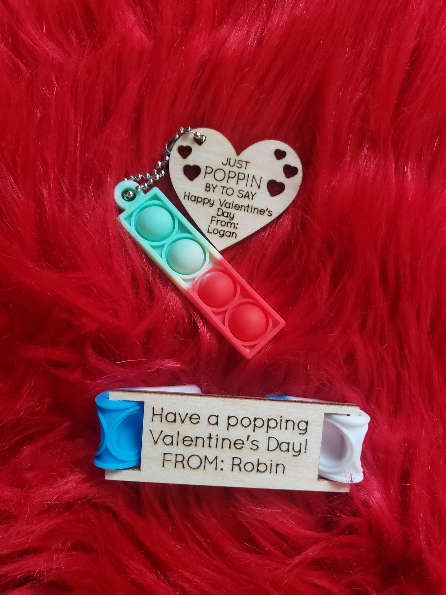 Pop it Valentines Personalized