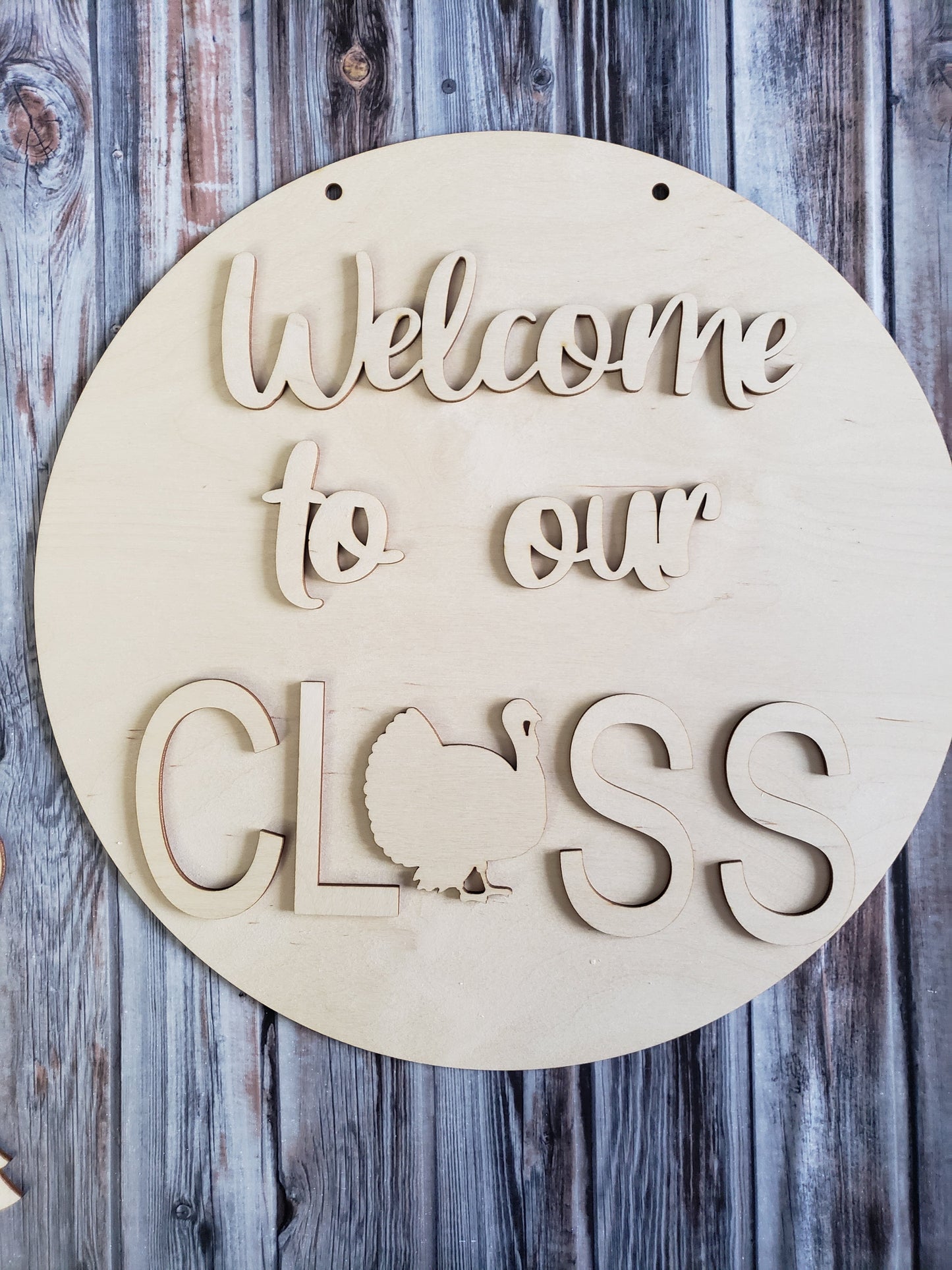 Welcome to our Class Interchangeable Sign