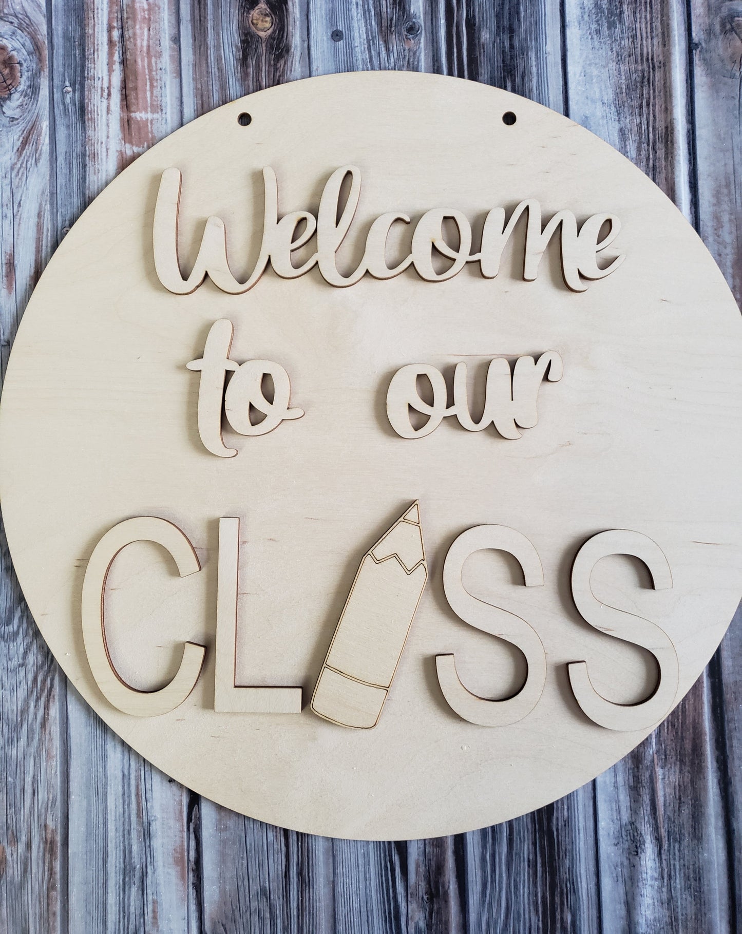 Welcome to our Class Interchangeable Sign