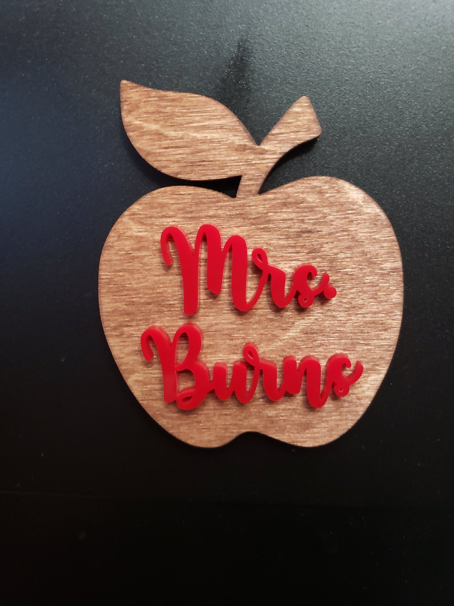 Teacher Apple Magnet Personalized
