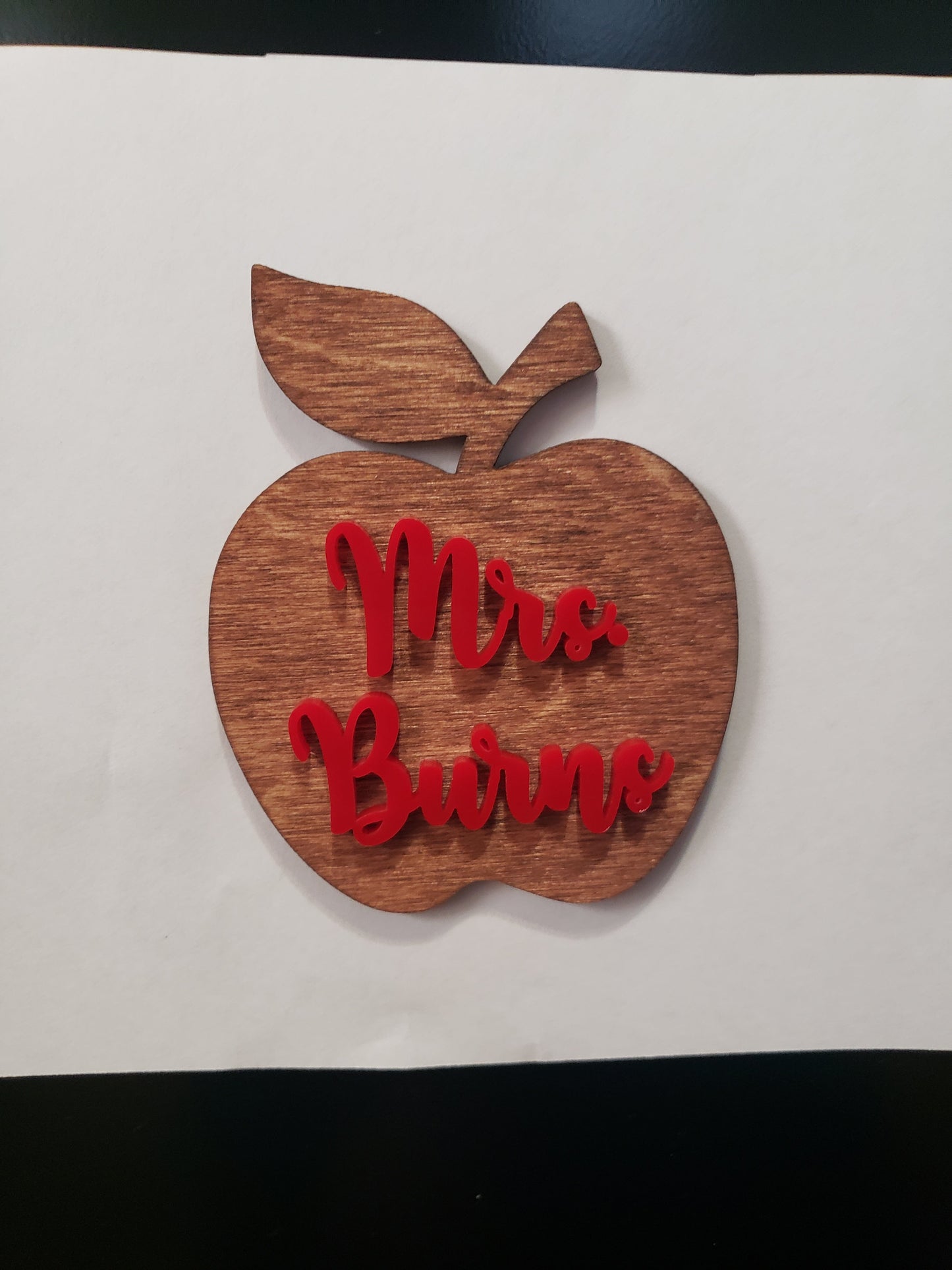 Teacher Apple Magnet Personalized