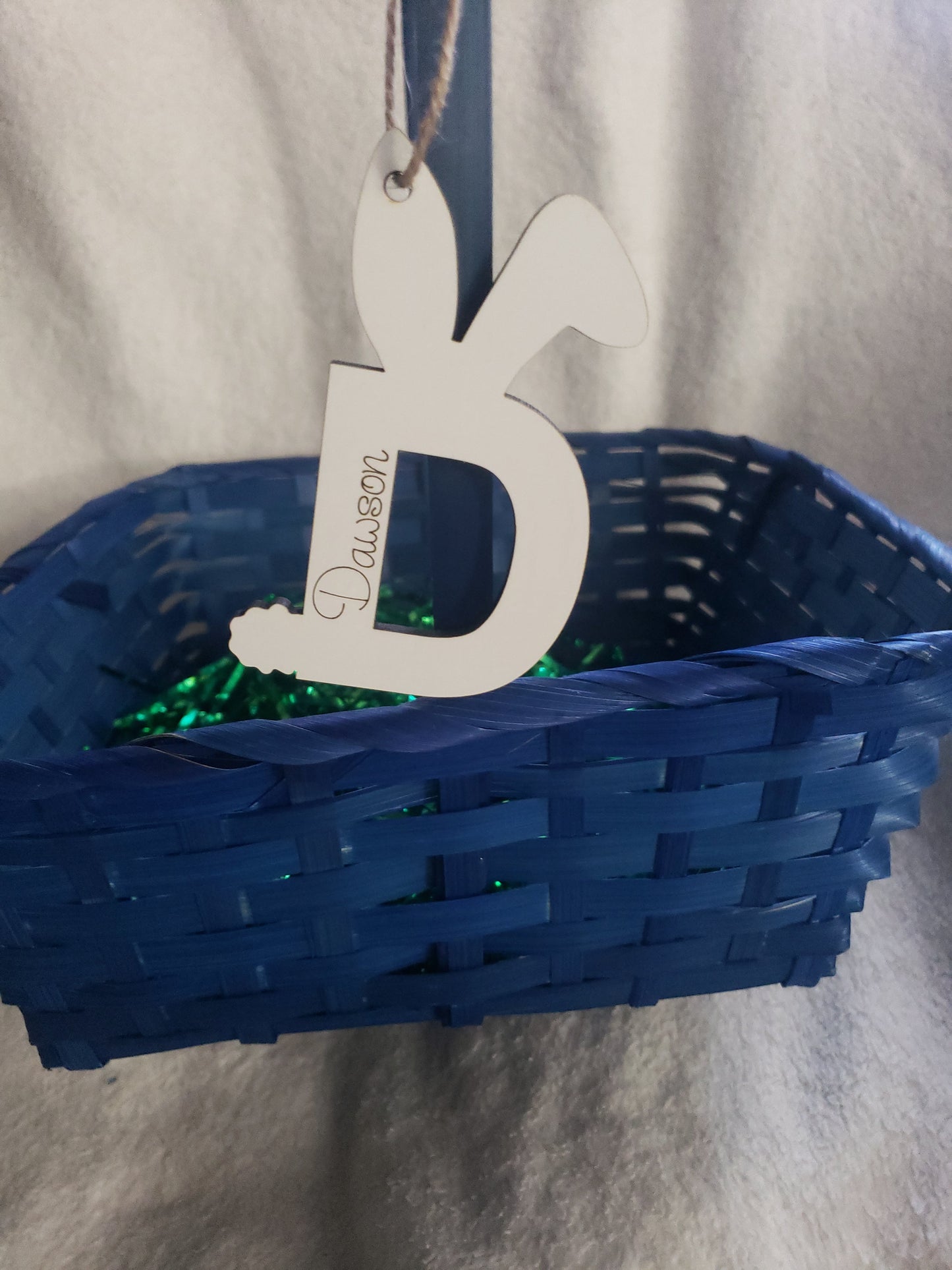 Bunny Easter Basket Personalized Tags