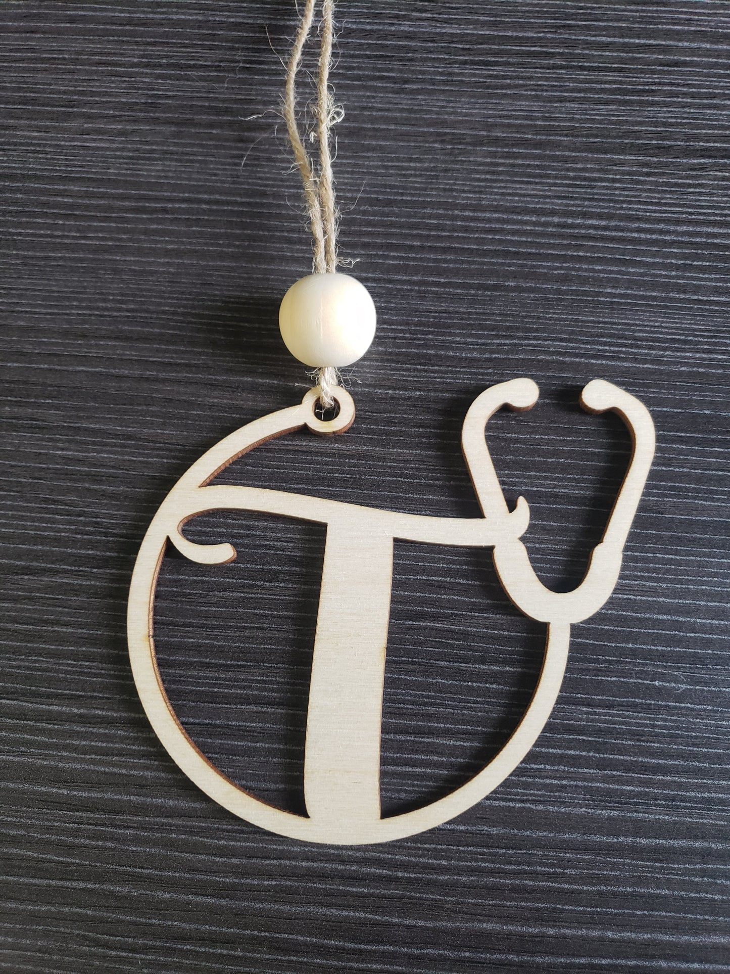 Nurse Stethoscope Car Charm Personalized