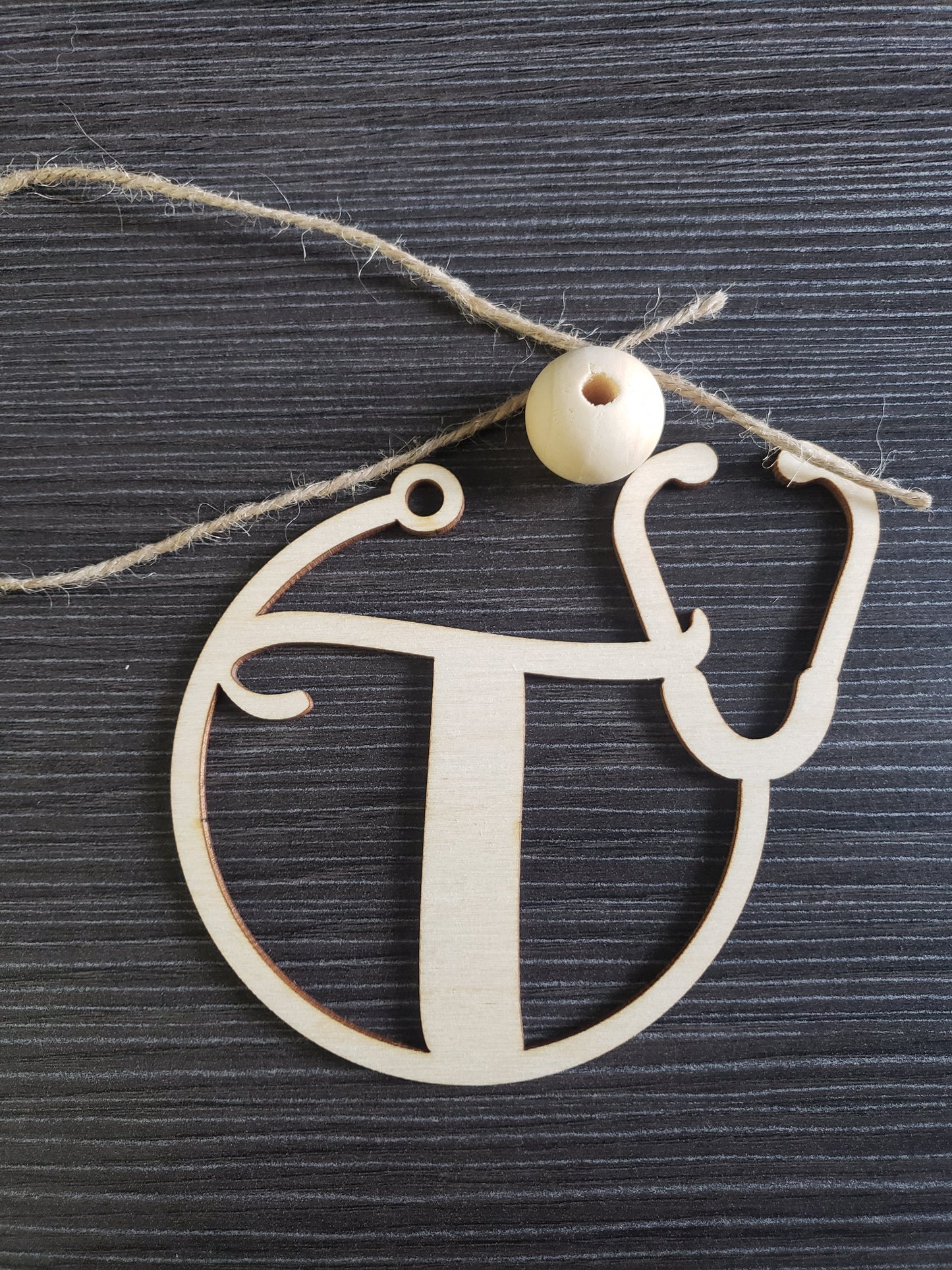 Nurse Stethoscope Car Charm Personalized