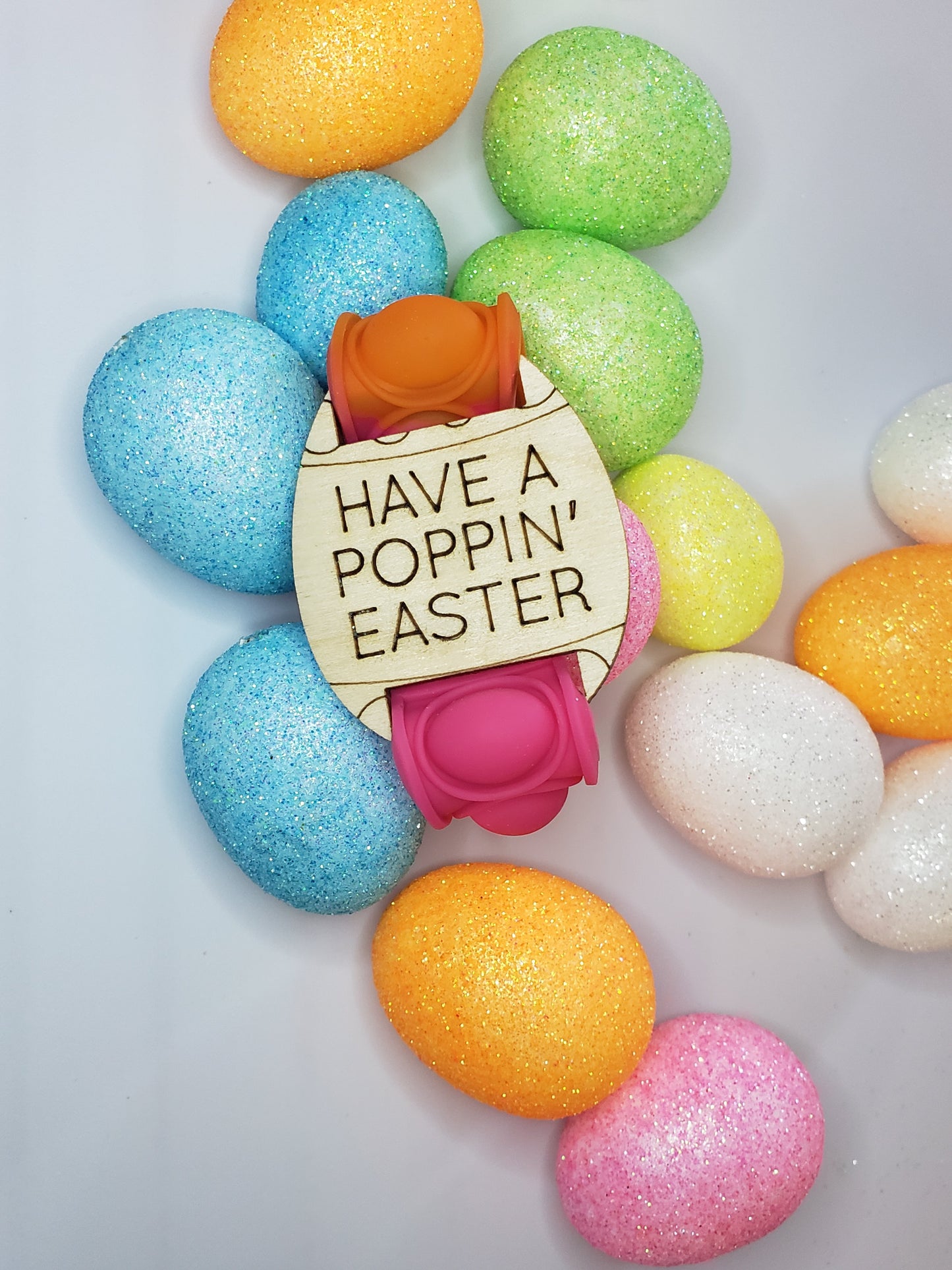 Easter Pop its Bracelet and Keychains