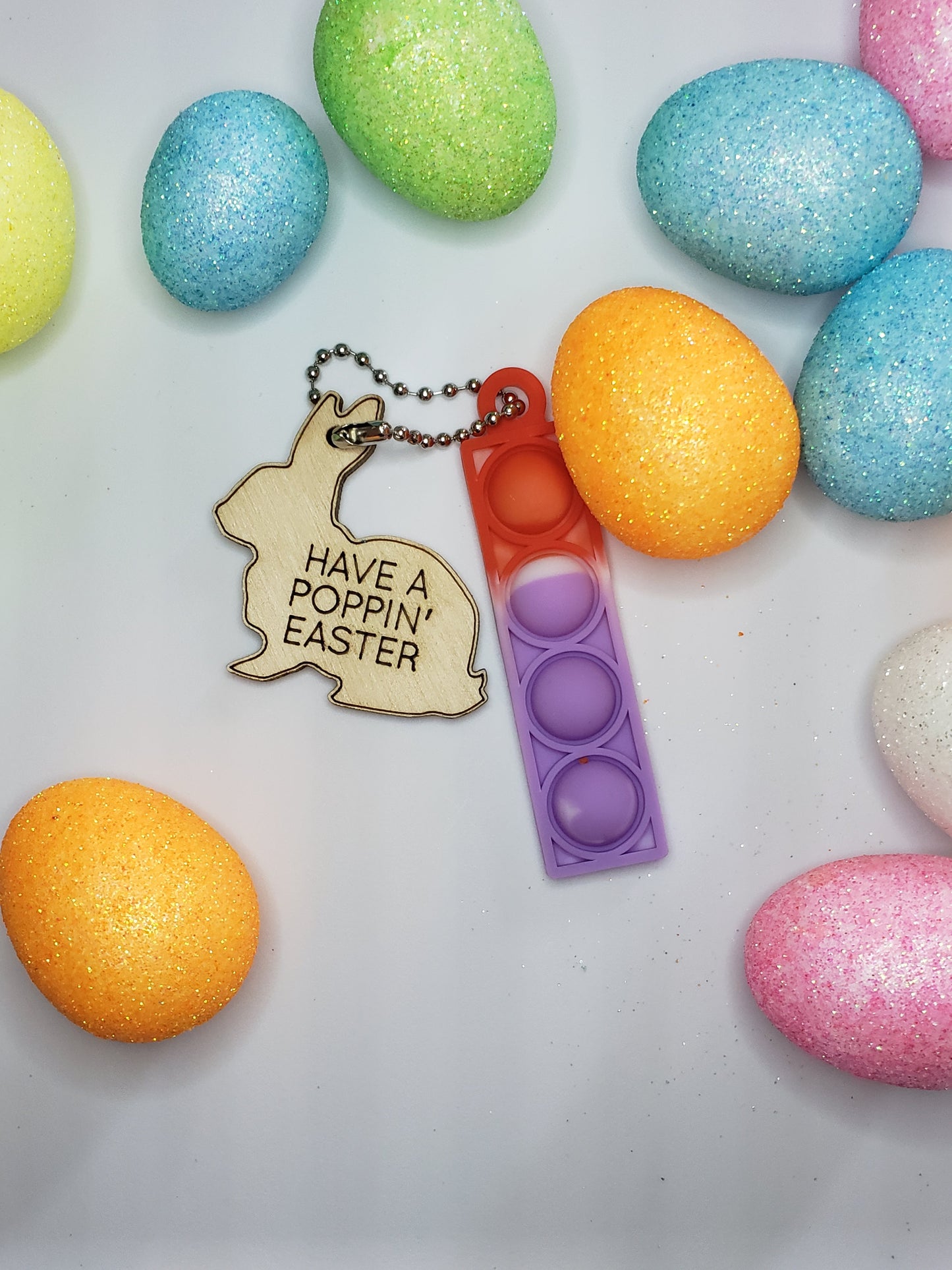 Easter Pop its Bracelet and Keychains