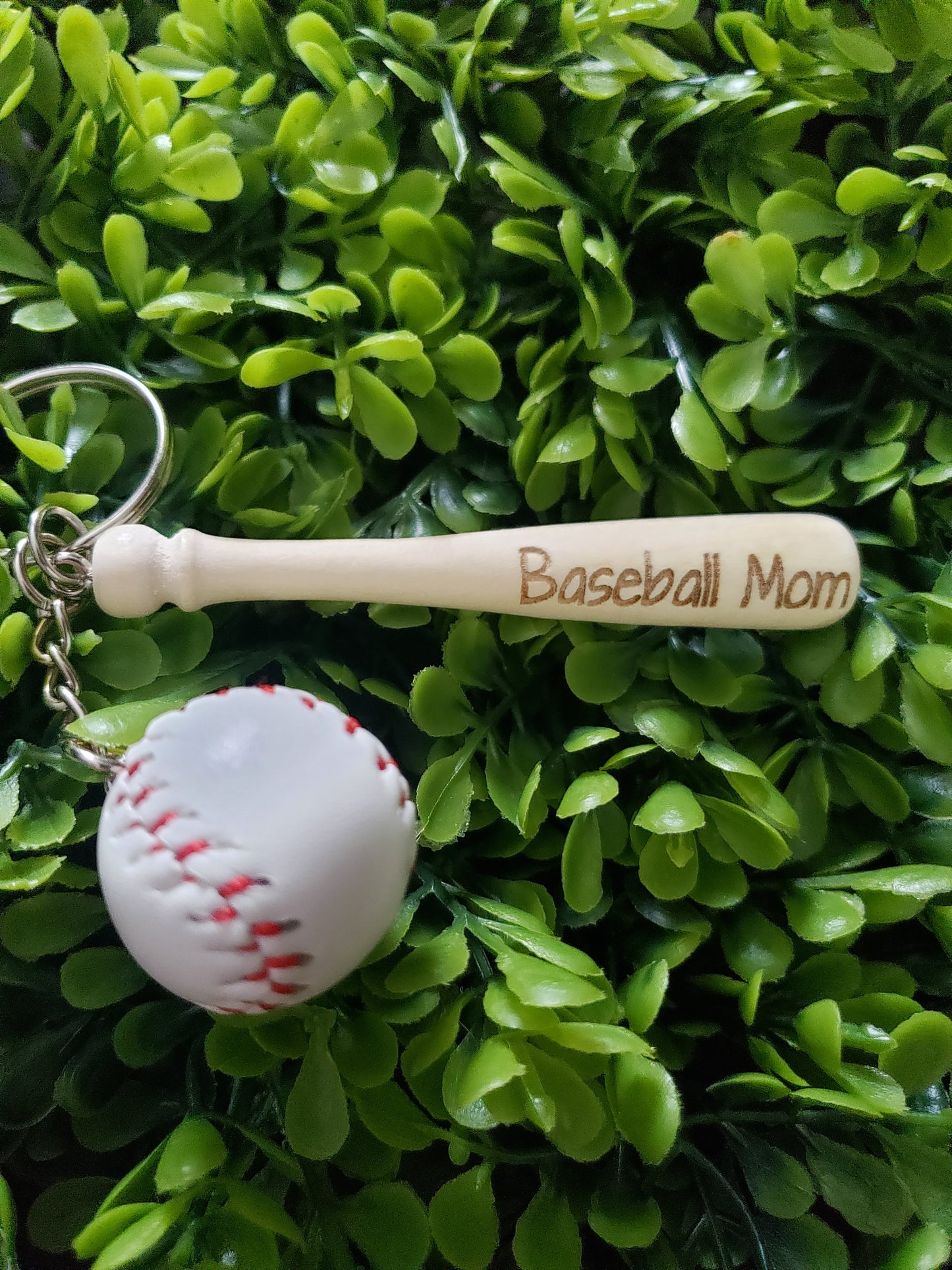 Softball and Baseball Keychains Personalized
