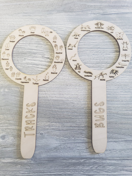 Animals Tracks and Bug Finder Wands