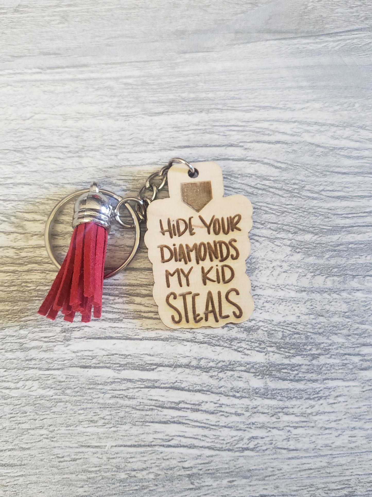 Baseball Mom Keychain