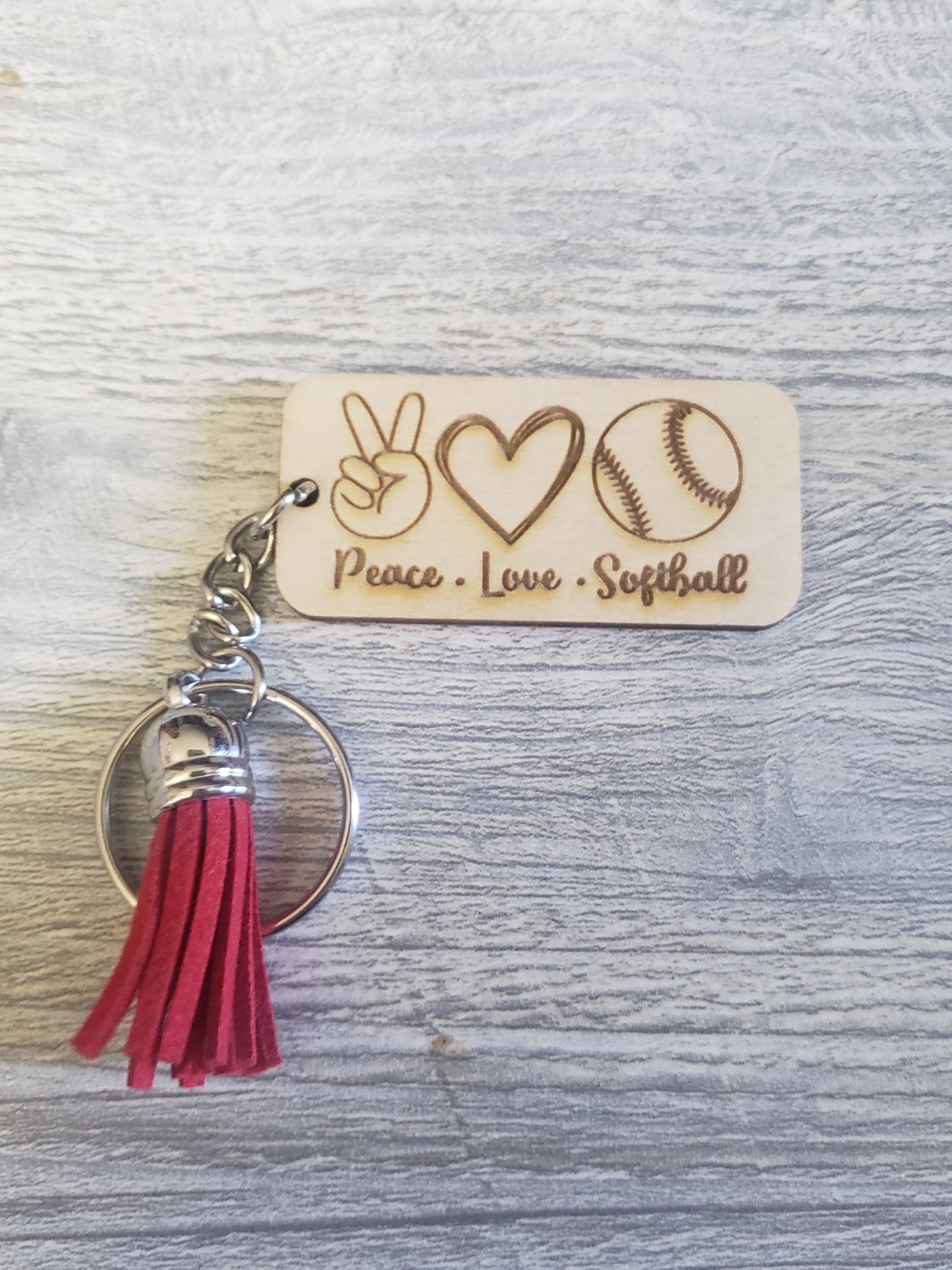 Baseball Mom Keychain