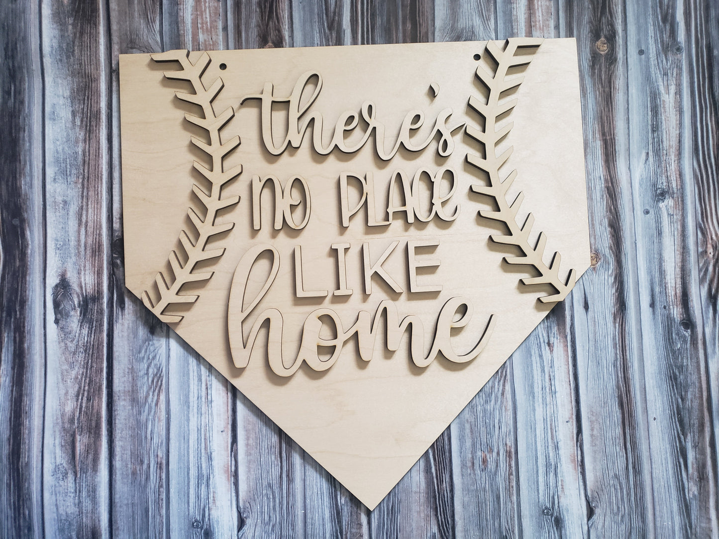 There's No Place like home Sign Multiple Sizes