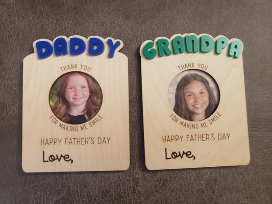 Photo frame Father's Day Personalized