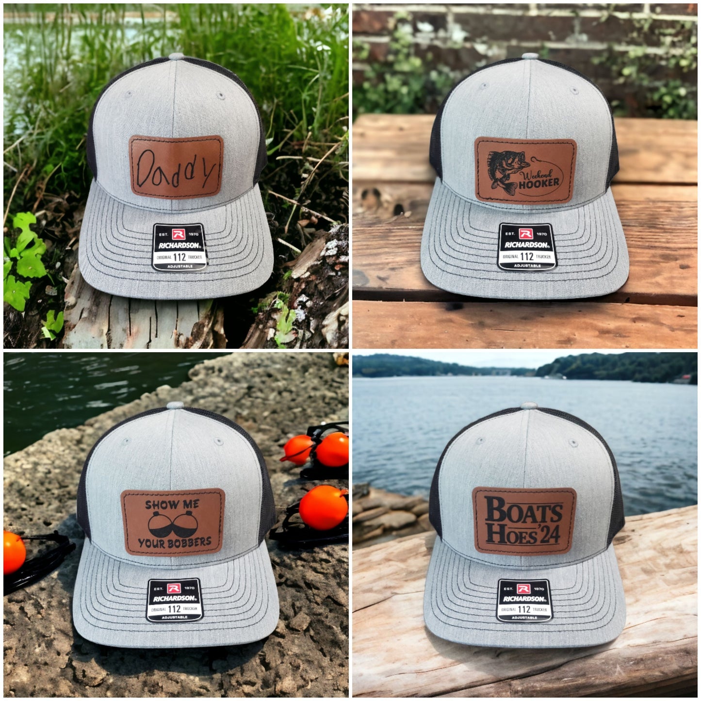 Dad in the streets Richardson 112 Hat Multiple choices Weekend Hooker Show me your bobbers Boats Hoes 24 Dumbfuckery Fish with hook