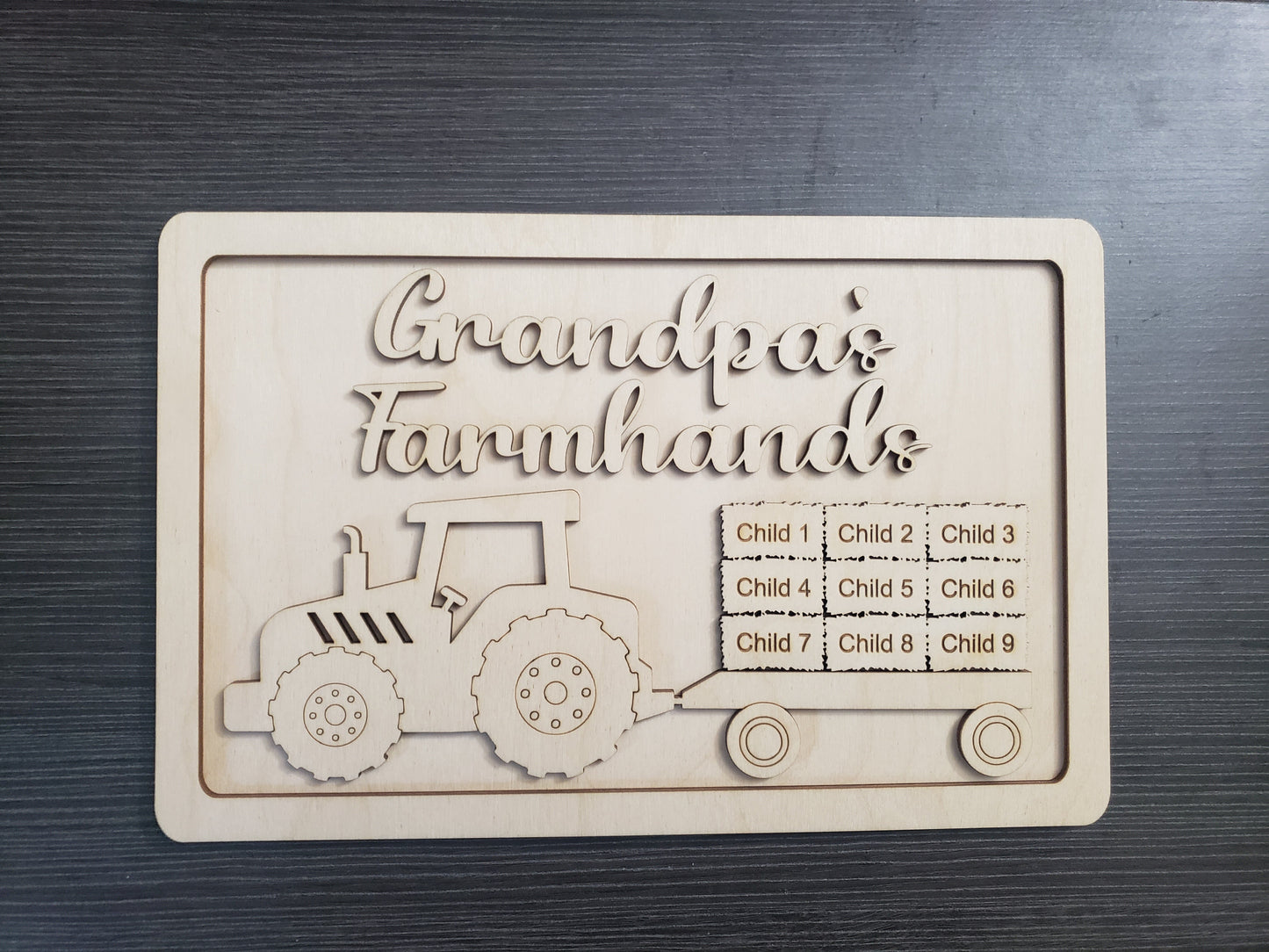 Grandpa's Farmhands Personalized