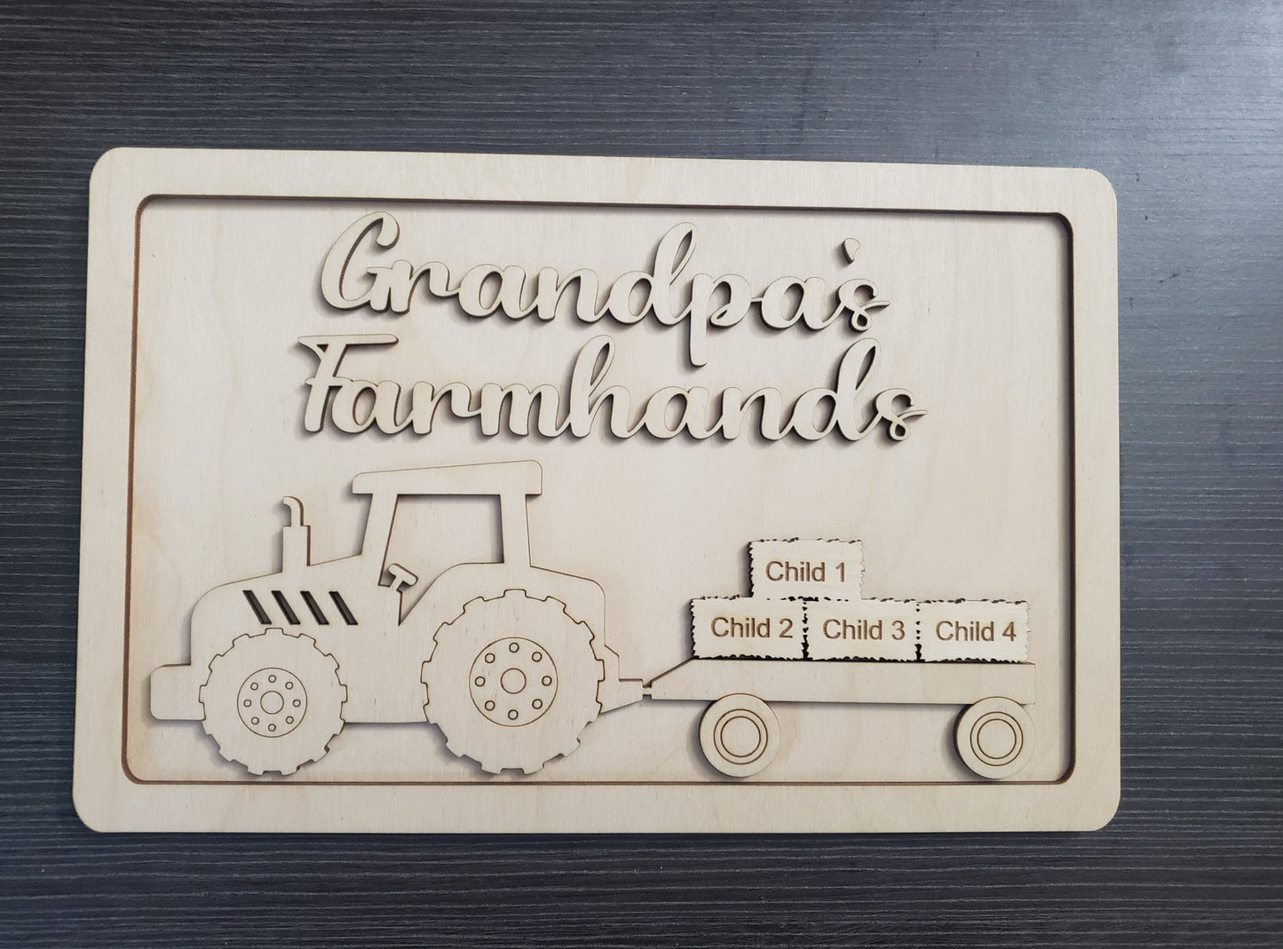 Grandpa's Farmhands Personalized