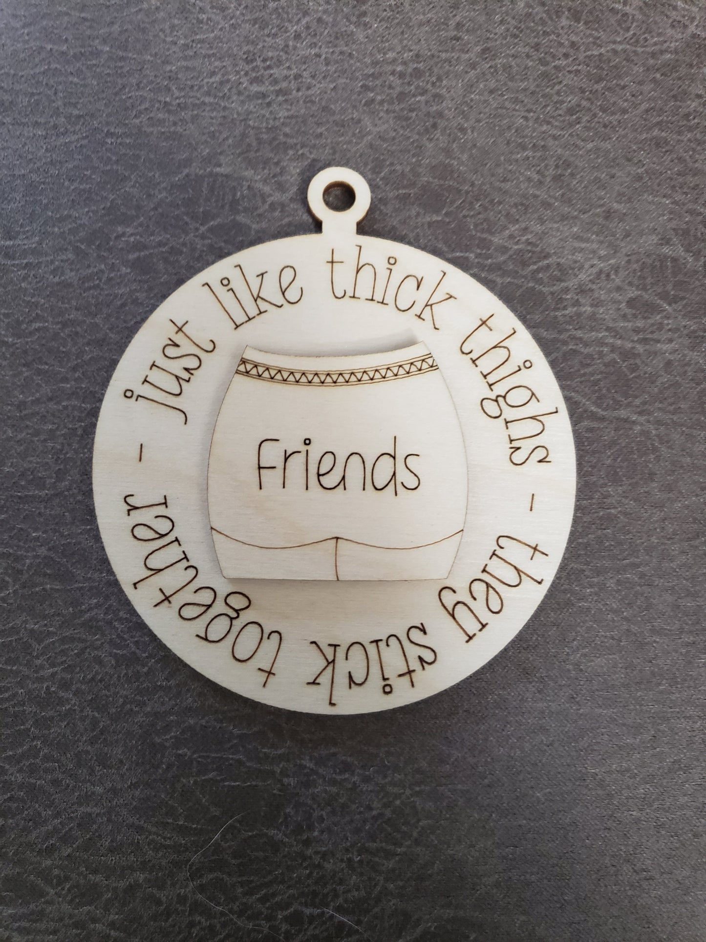 Thick thighs Christmas Ornament