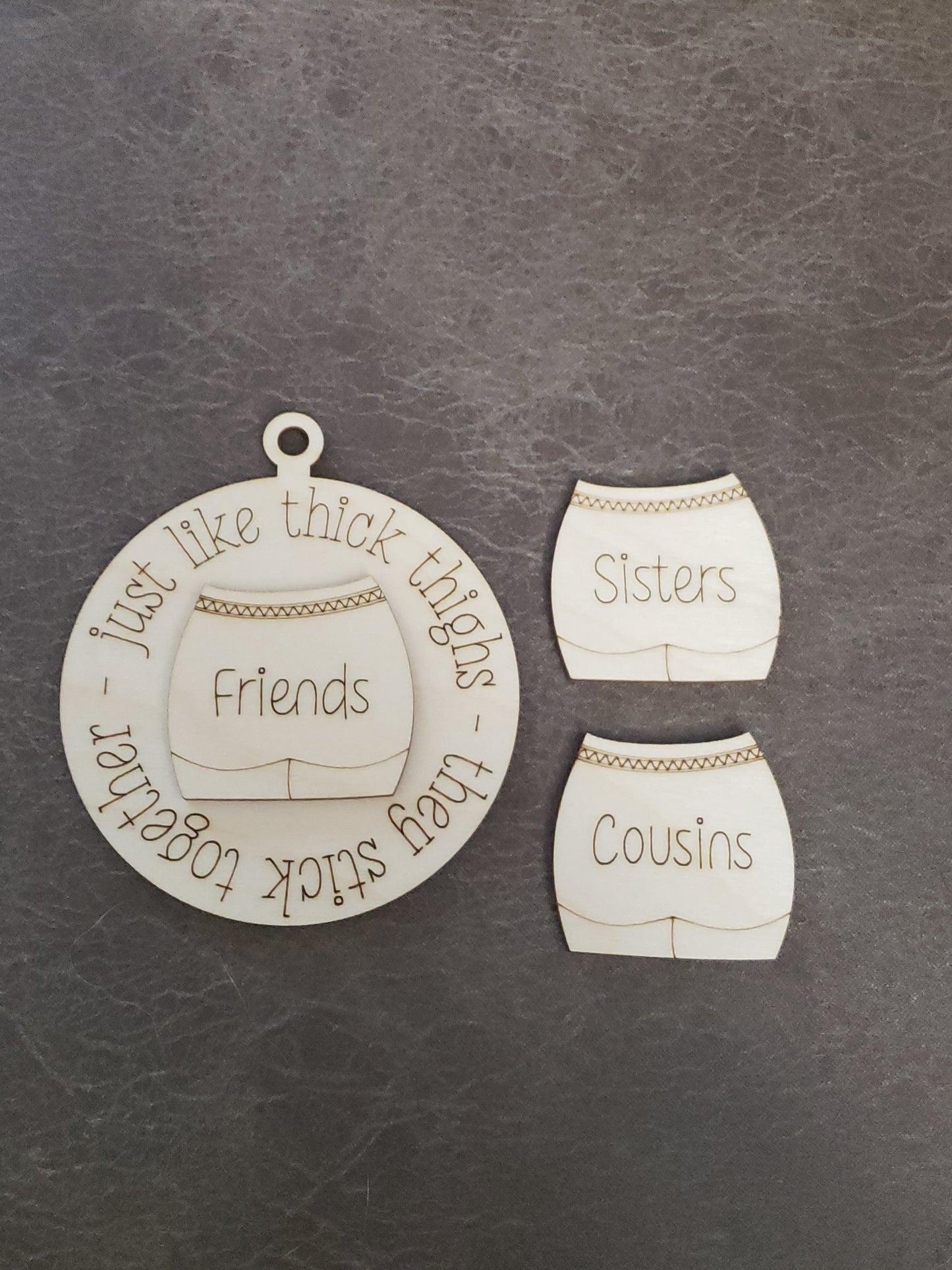 Thick thighs Christmas Ornament