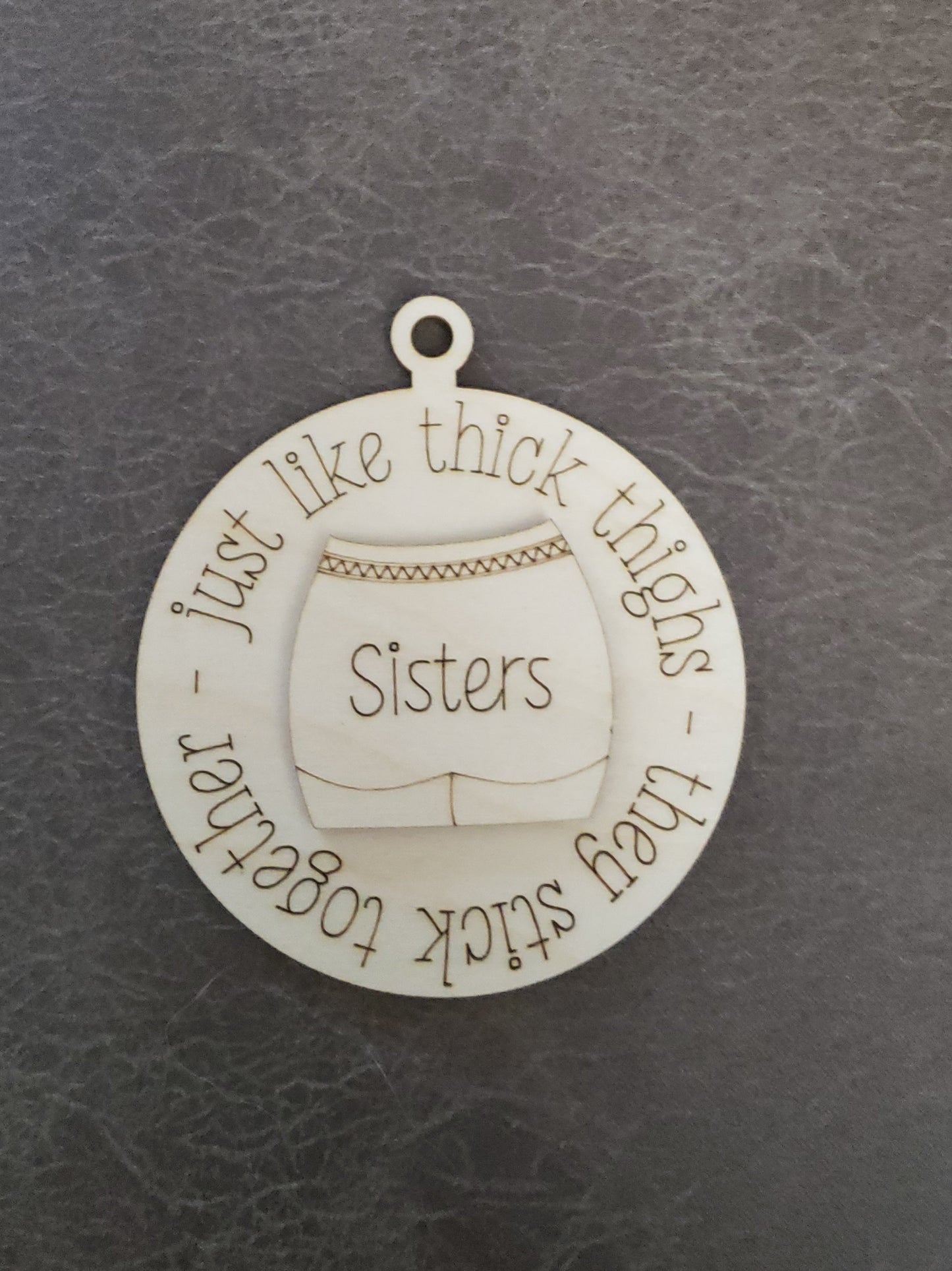 Thick thighs Christmas Ornament