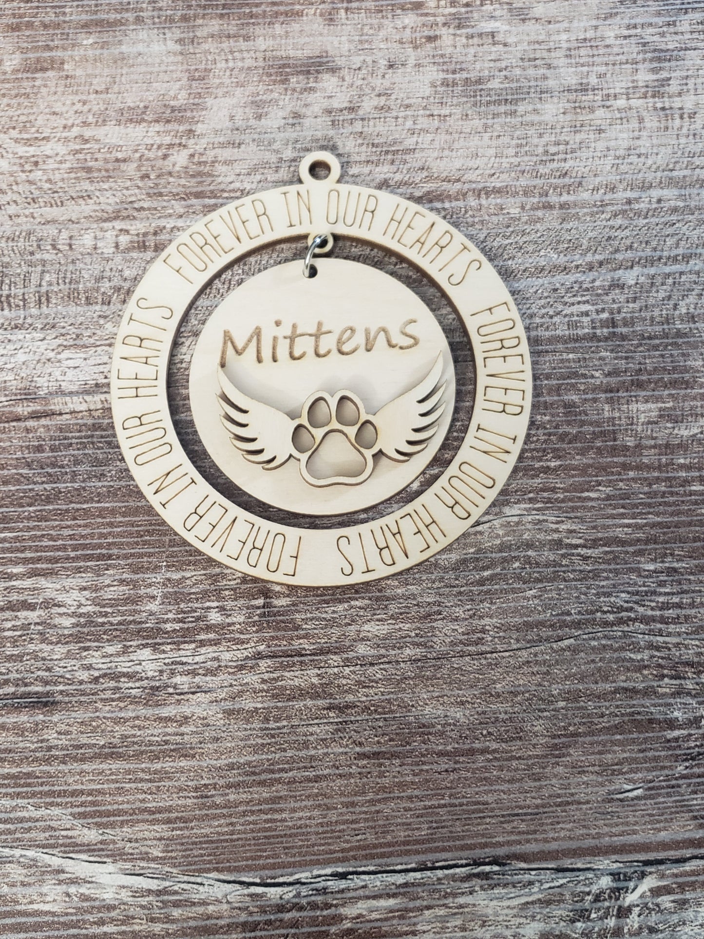 Paw Print Ornaments Personalized