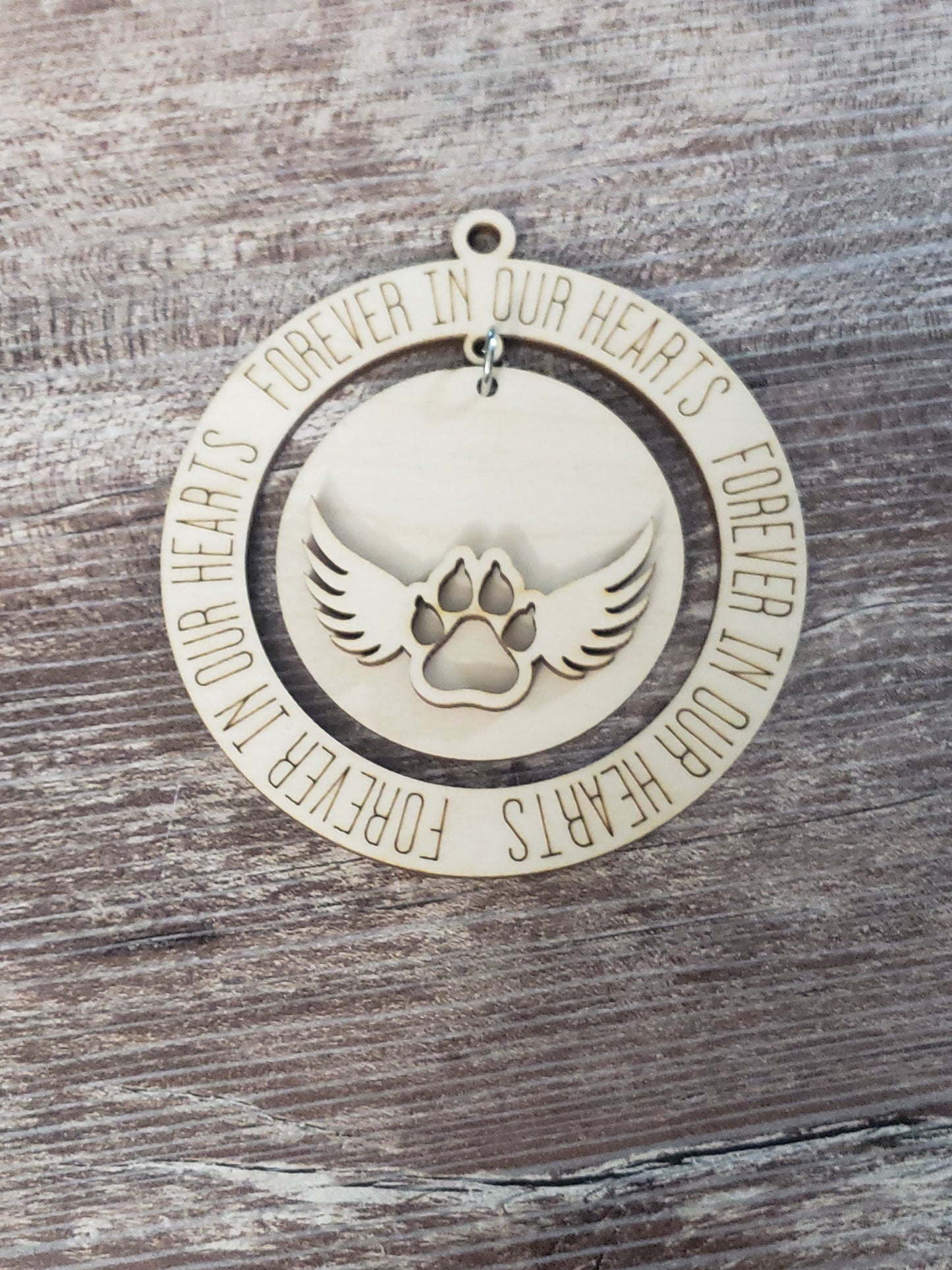 Paw Print Ornaments Personalized