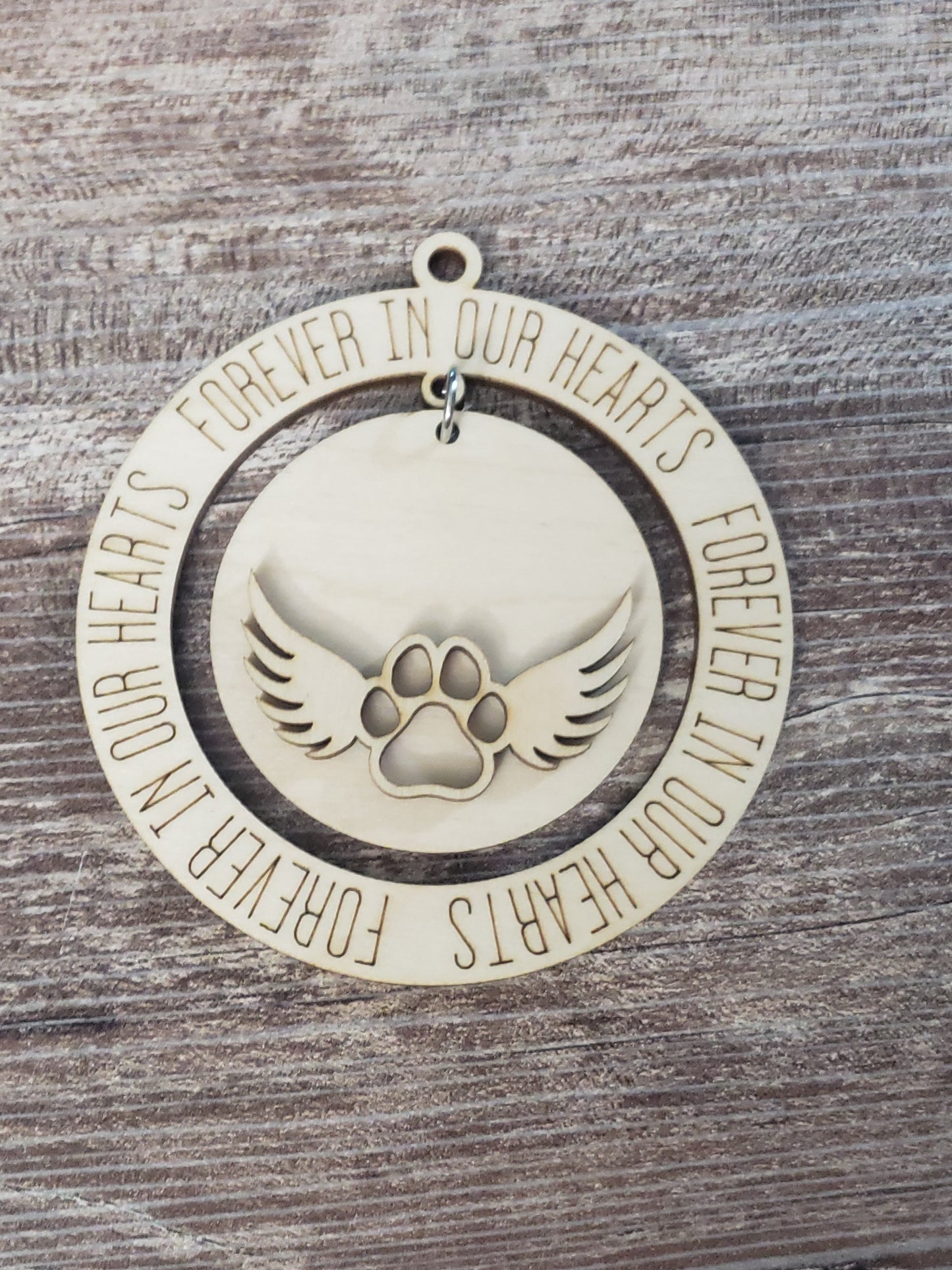 Paw Print Ornaments Personalized