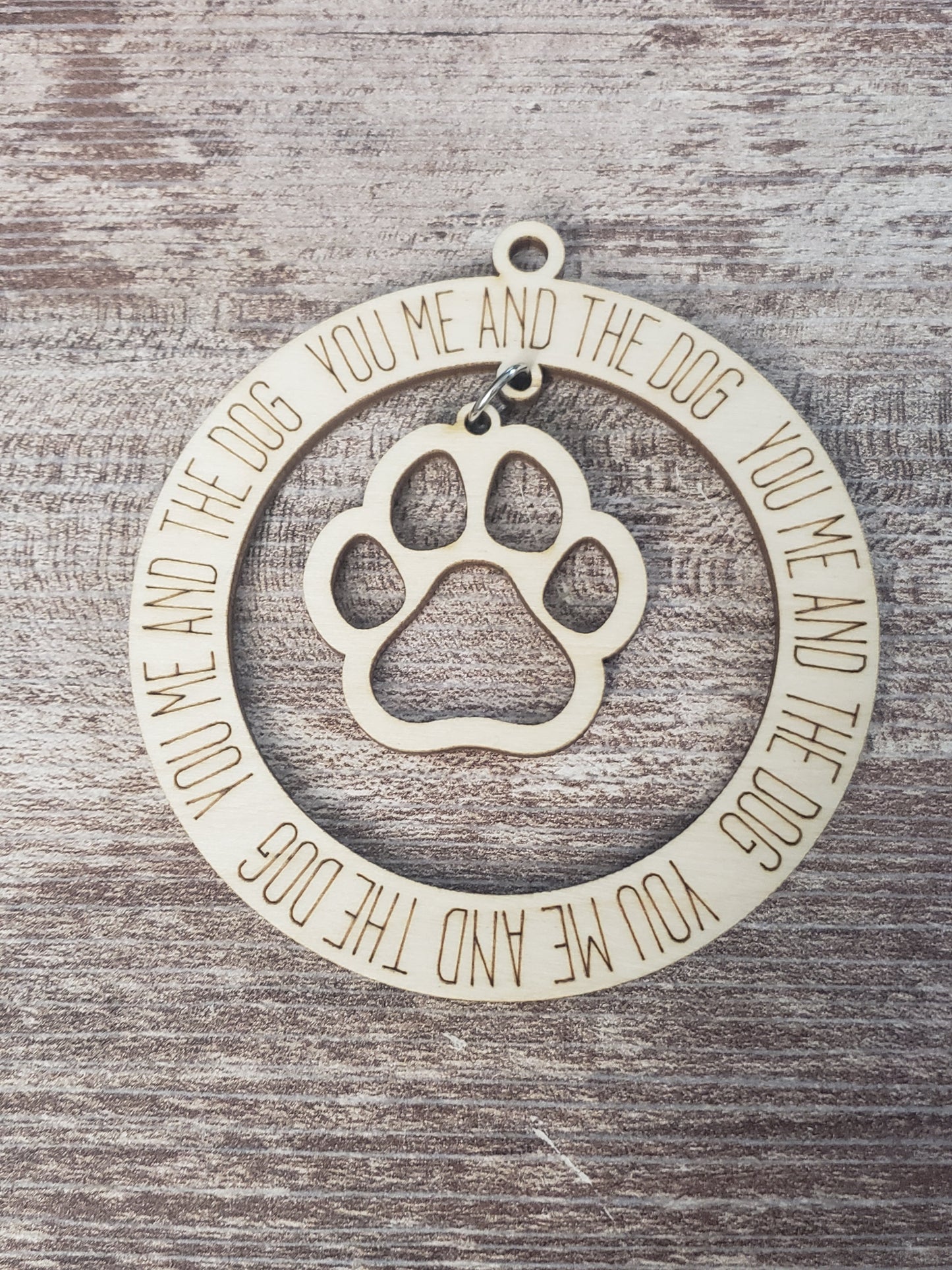 Paw Print Ornaments Personalized
