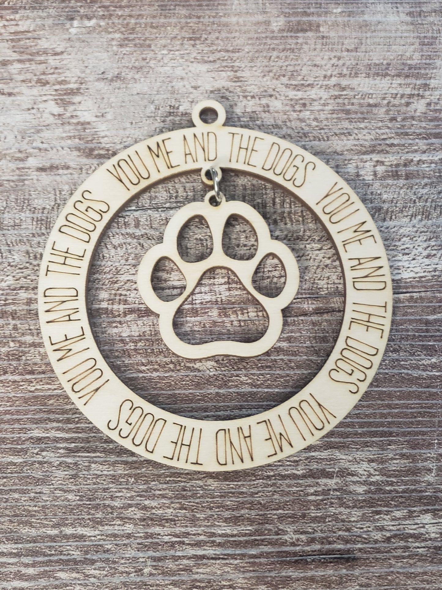 Paw Print Ornaments Personalized