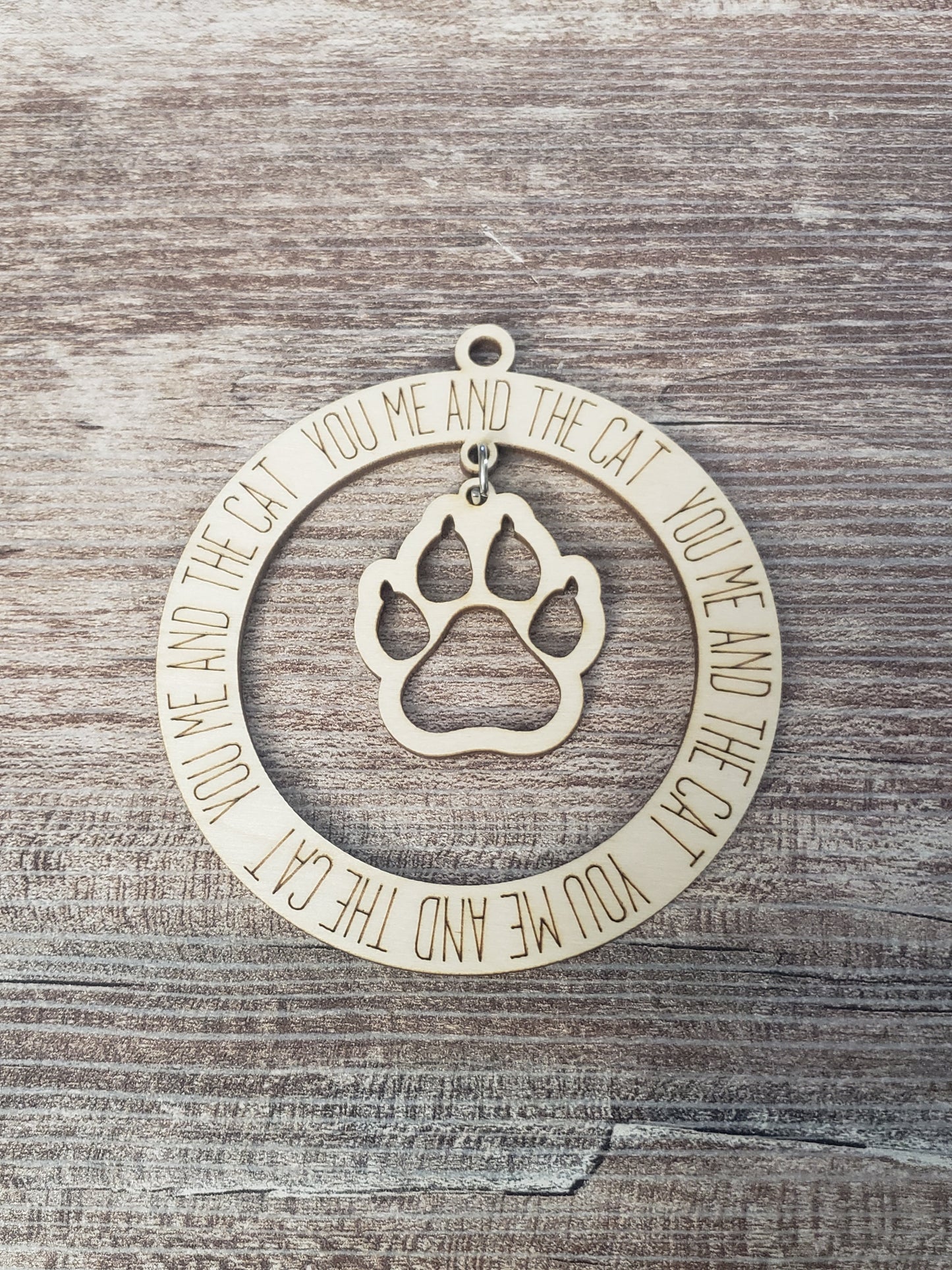 Paw Print Ornaments Personalized