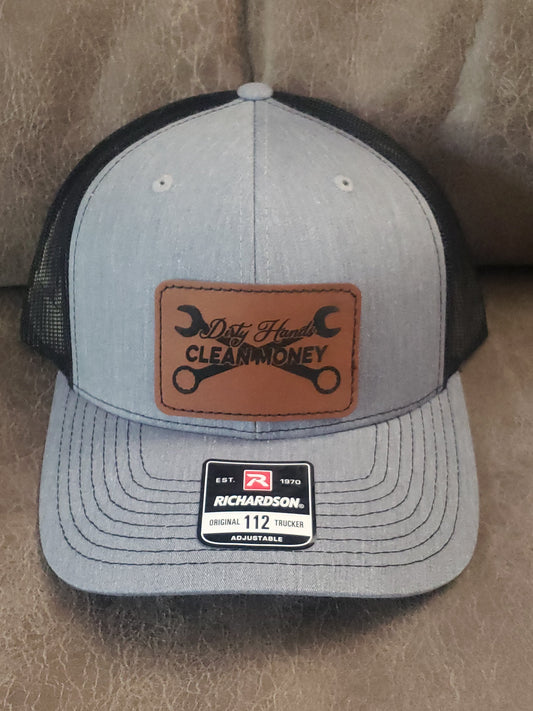 Richardson 112 Hats Dirty Hands Clean Money Work Lineman Welding