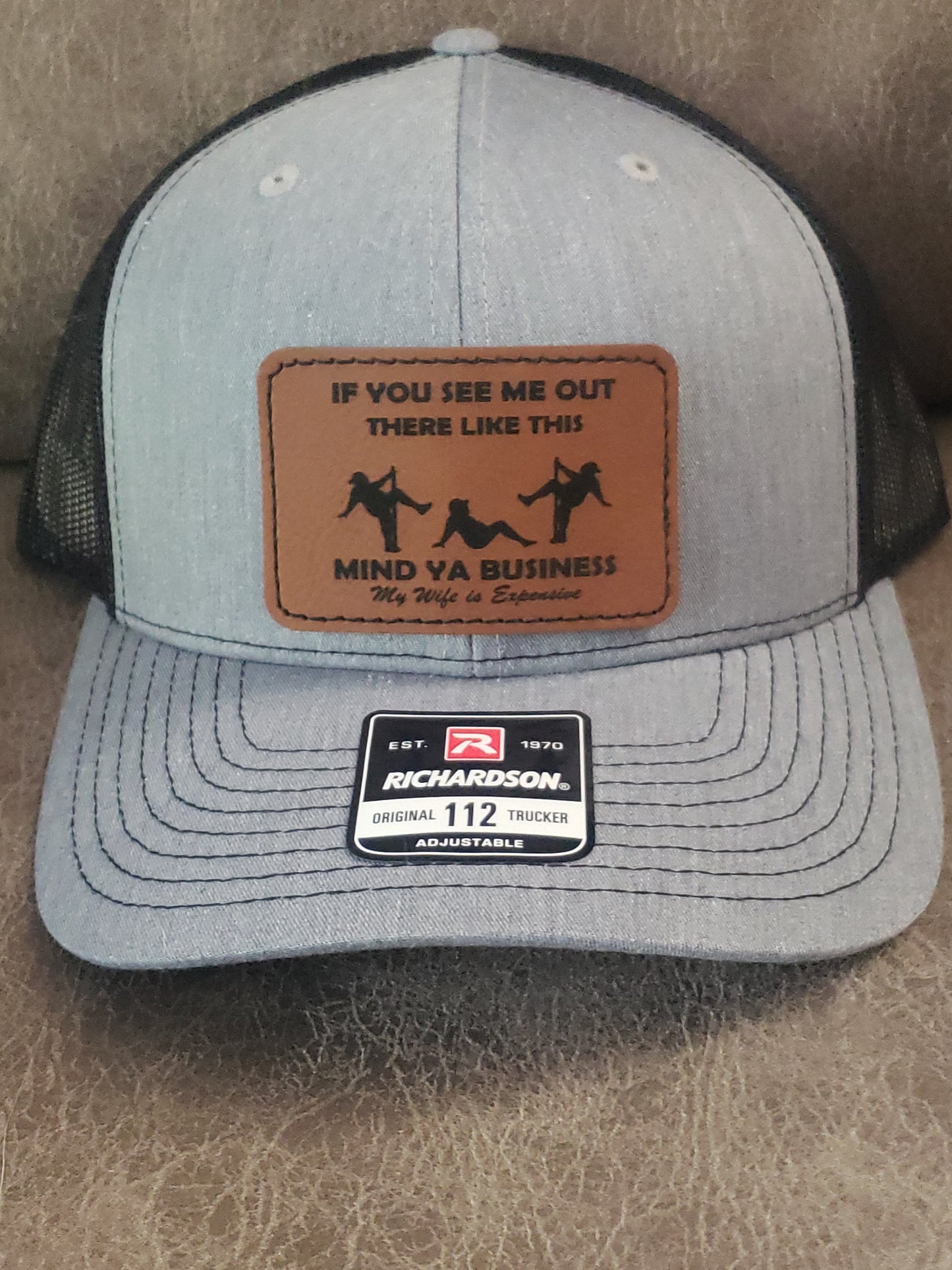 Richardson 112 Hats Dirty Hands Clean Money Work Lineman Welding