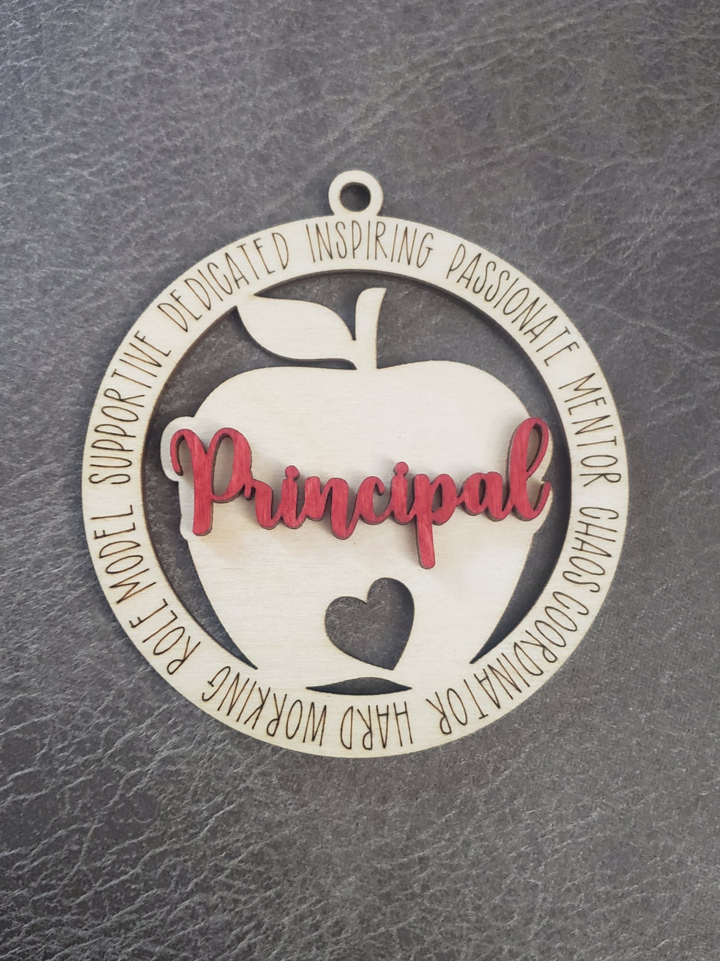 Teacher Bus Driver Principal Para APRN Nurse LPN CNA Childcare Provider Christmas Ornament