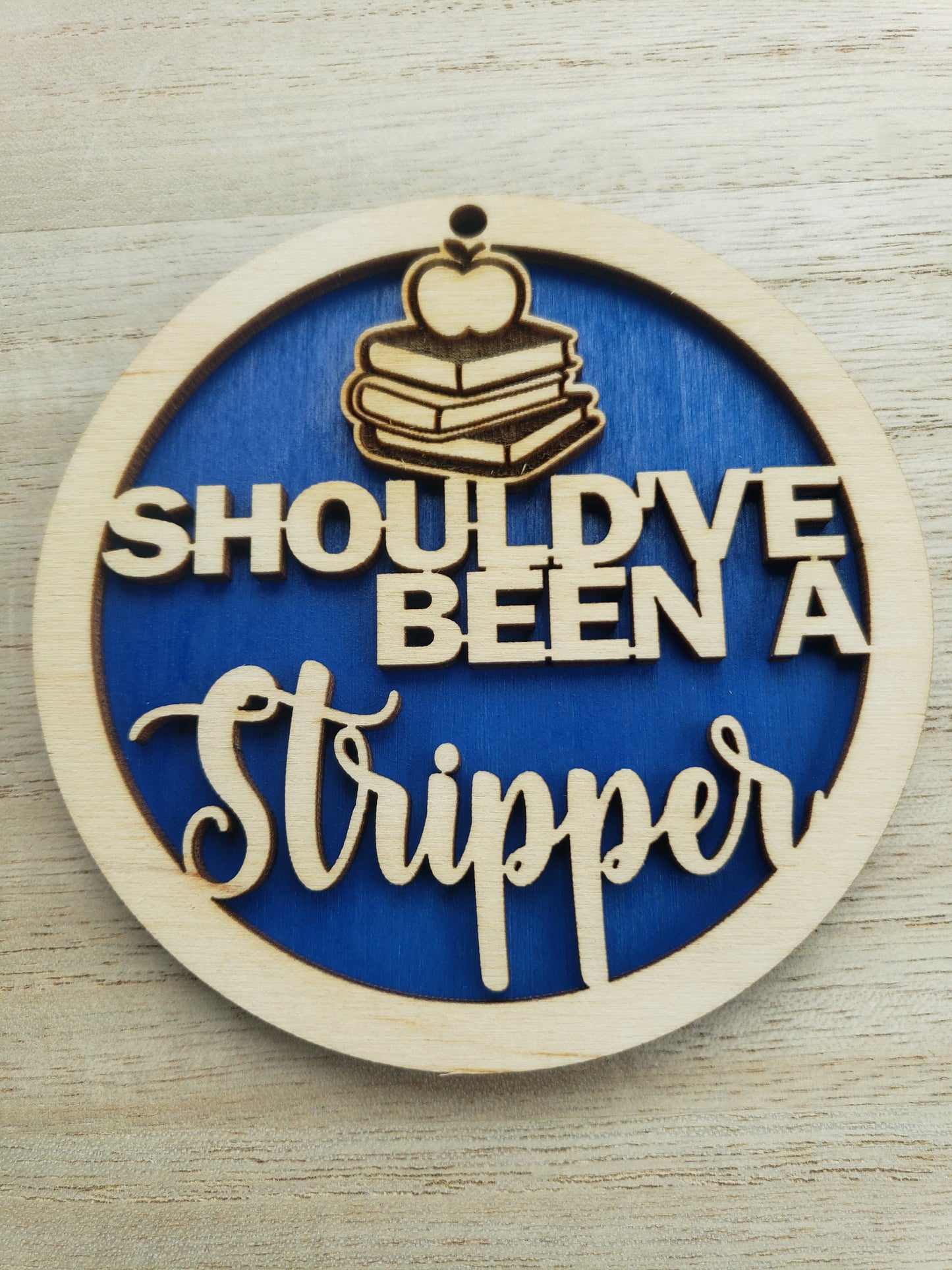 Should've been stripper Christmas Ornaments